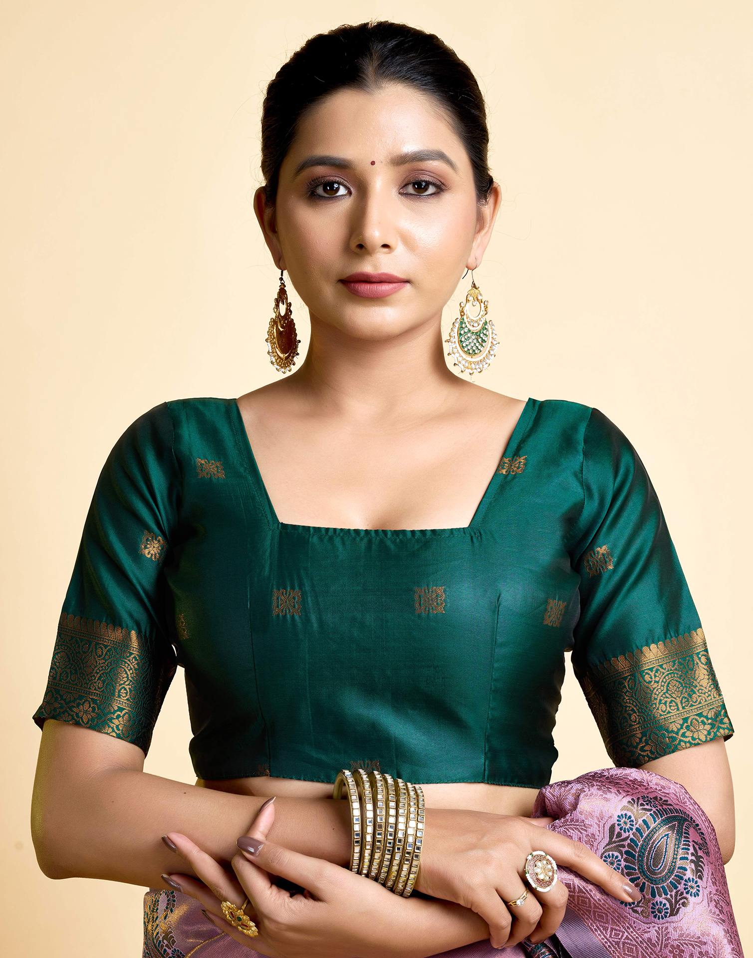 Mauve Simmer Silk Woven Saree