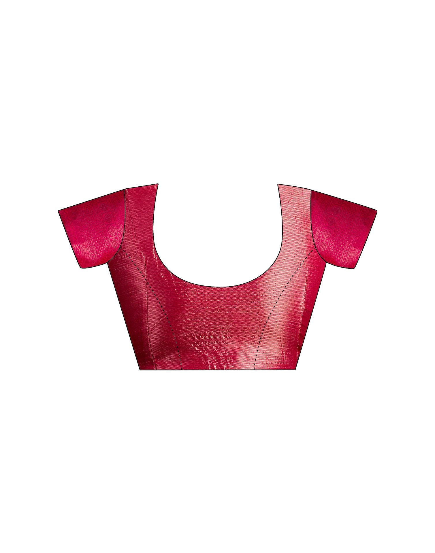 Bright Pink Silk Woven Kanjivaram Saree