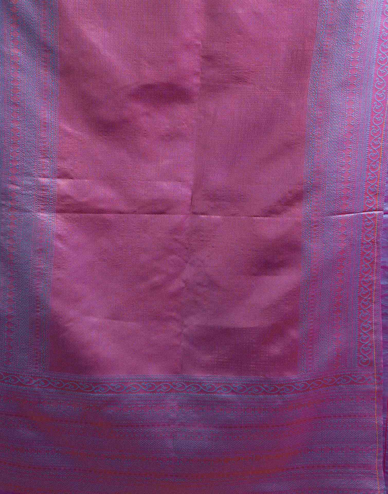Lavender Silk Woven Kanjivaram Saree