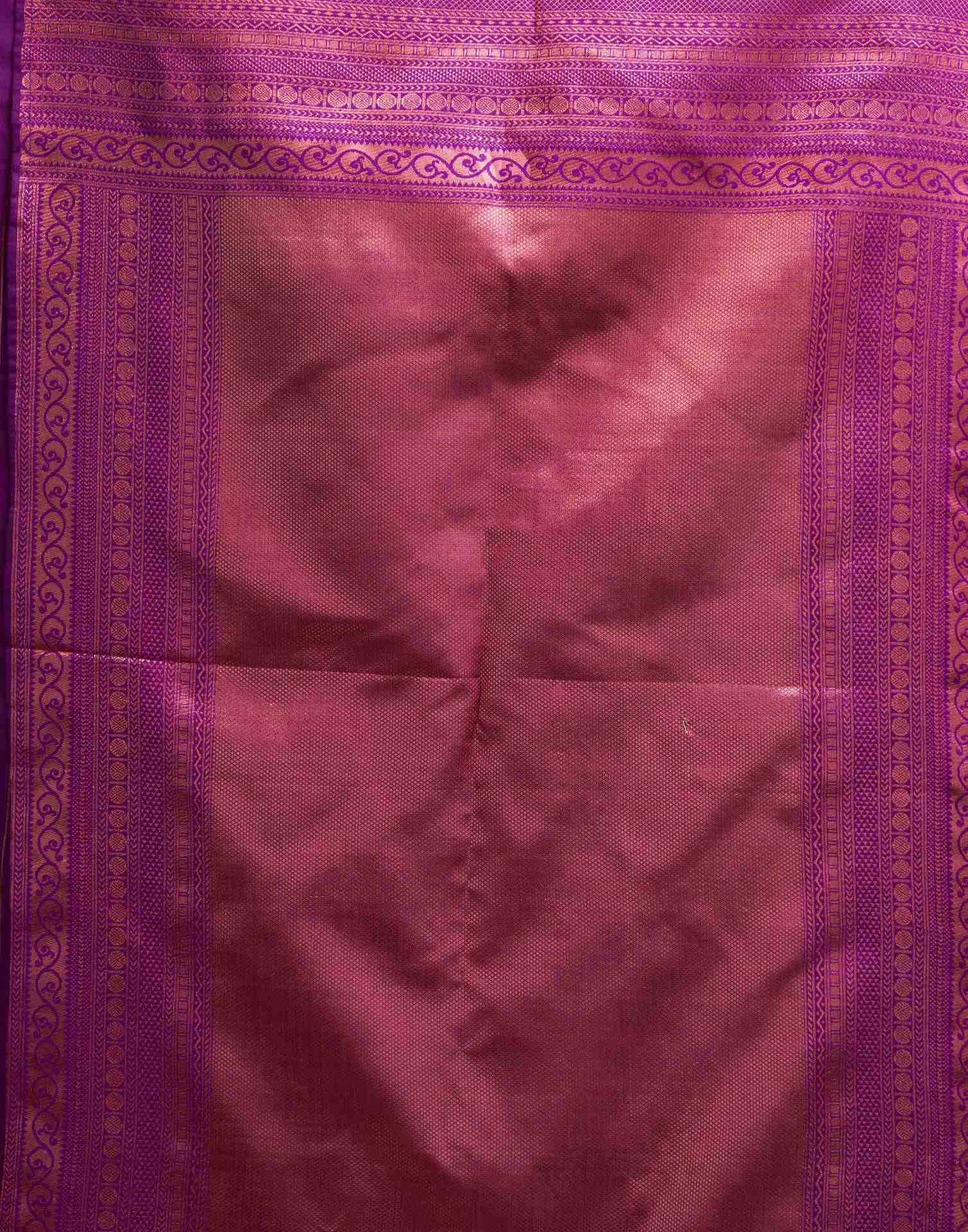 Dark Wine Silk Woven Kanjivaram Saree
