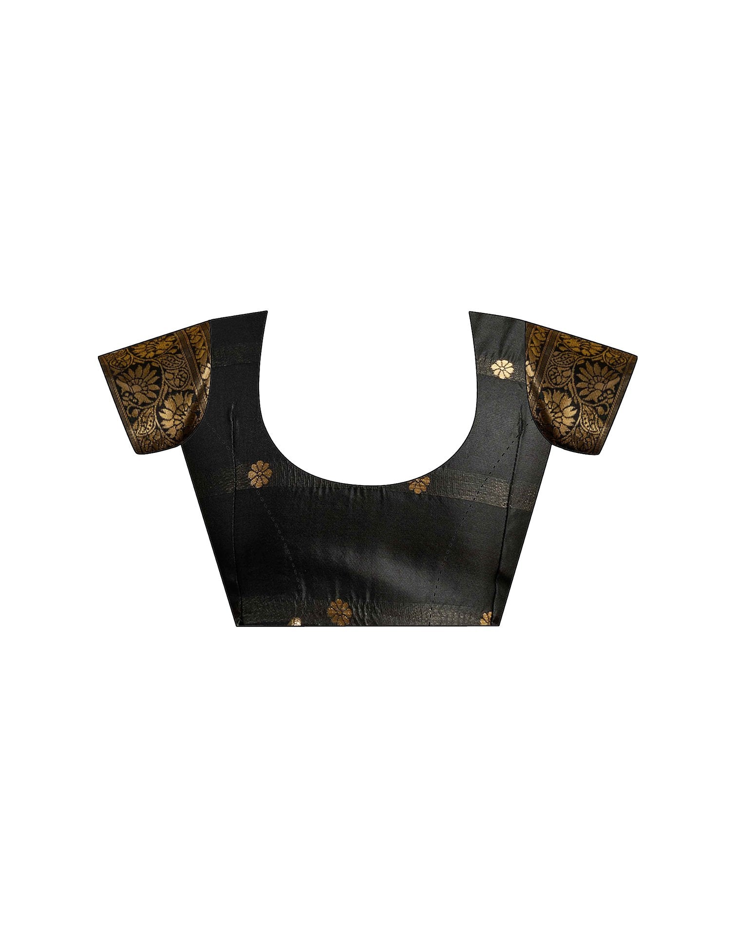 Black Silk Woven Banarasi Saree