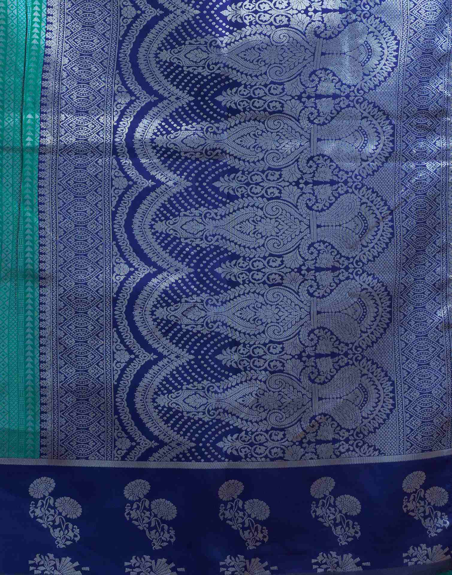 Green Silk Woven Kanjivaram Saree