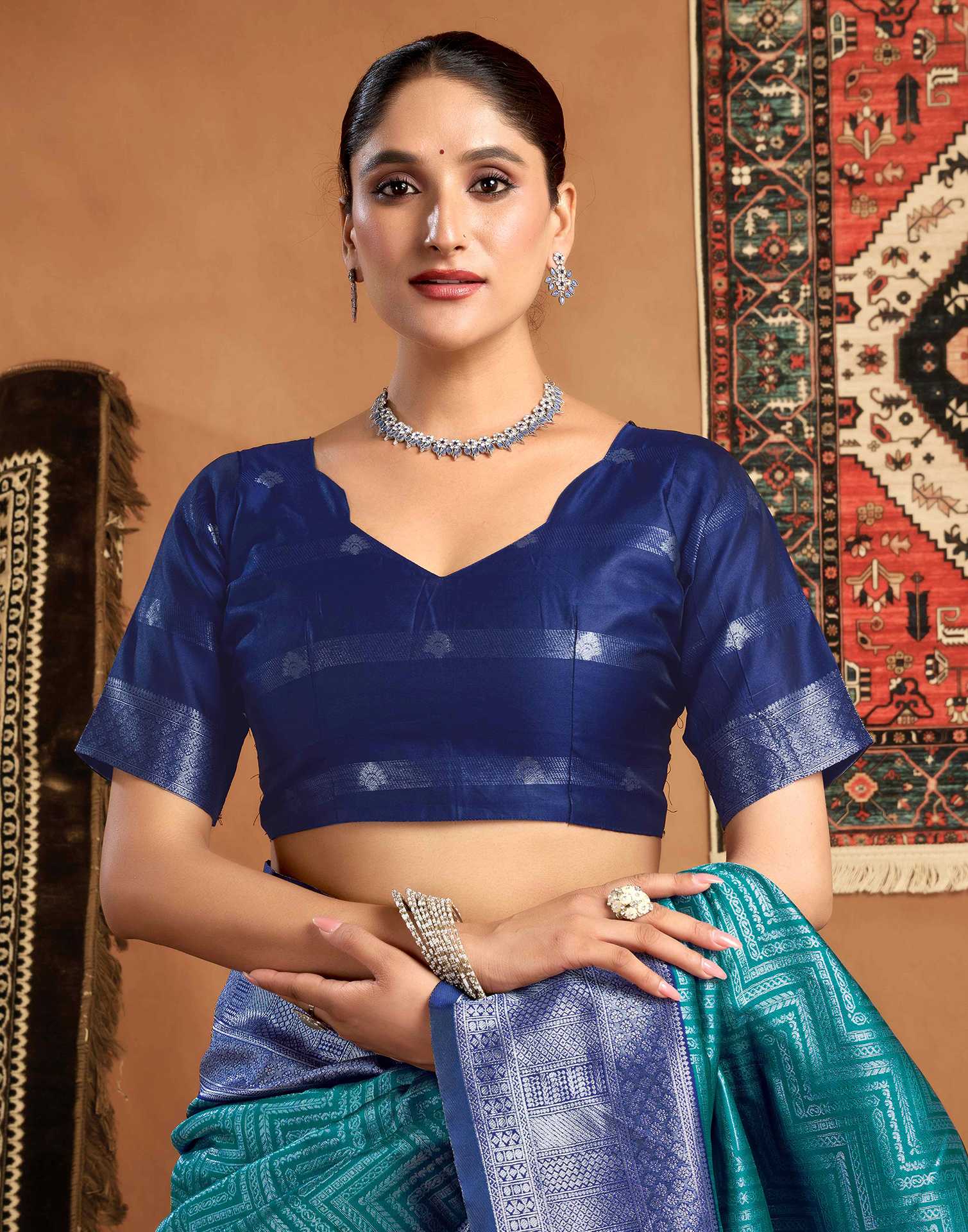 Green Silk Woven Kanjivaram Saree