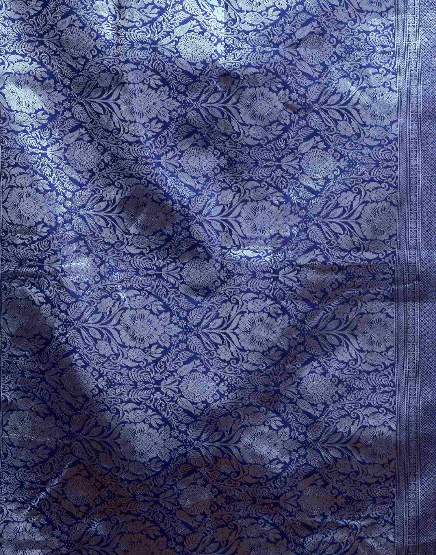 Grey Silk Woven Kanjivaram Saree
