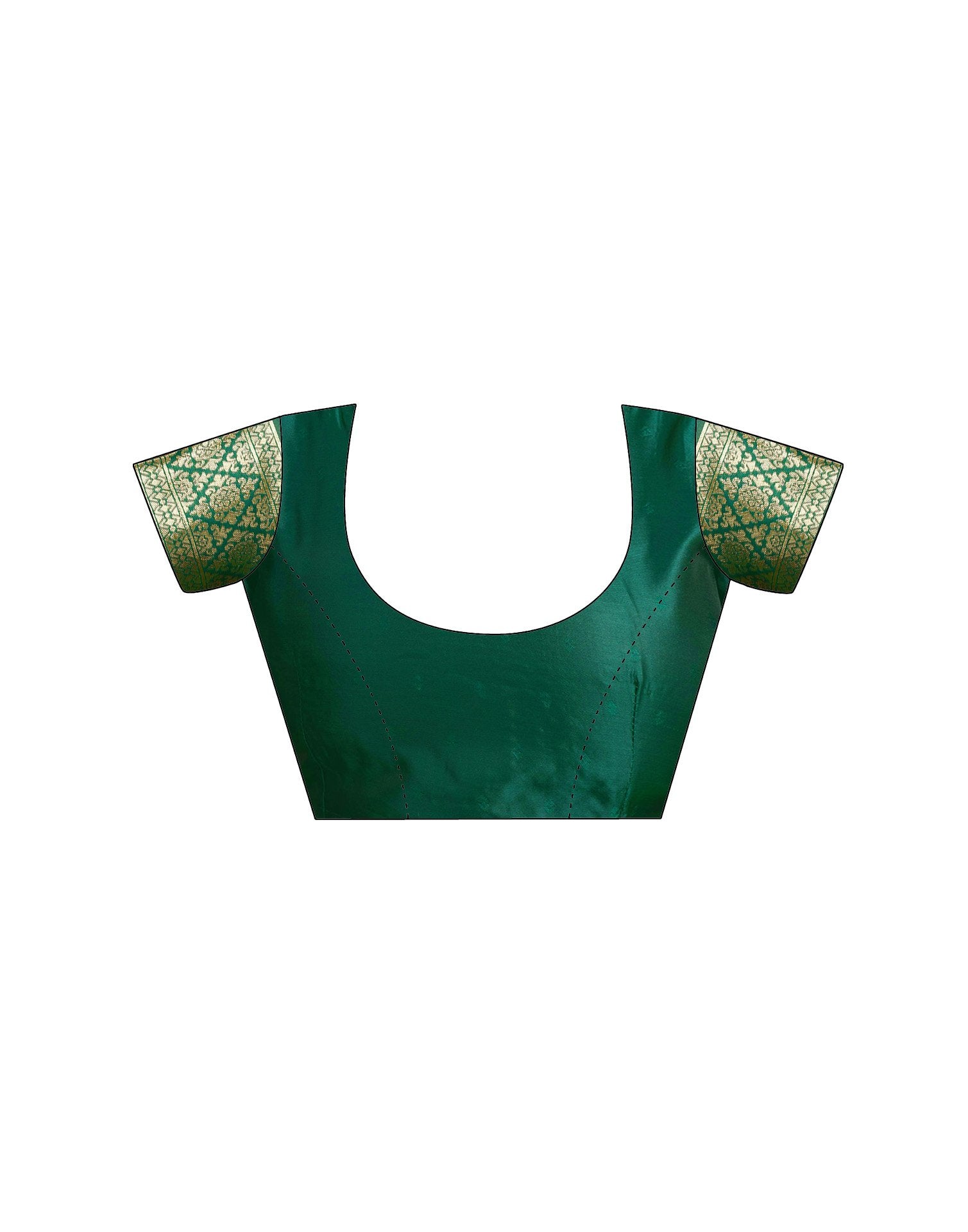 Green Silk Woven Patola Saree