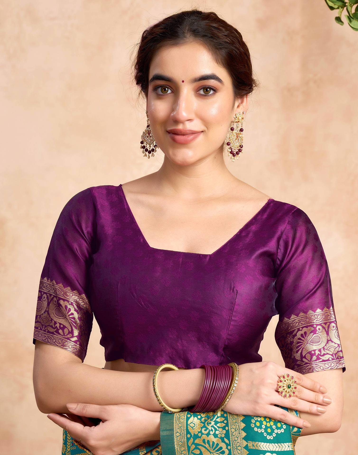 Green Silk Woven Patola Saree