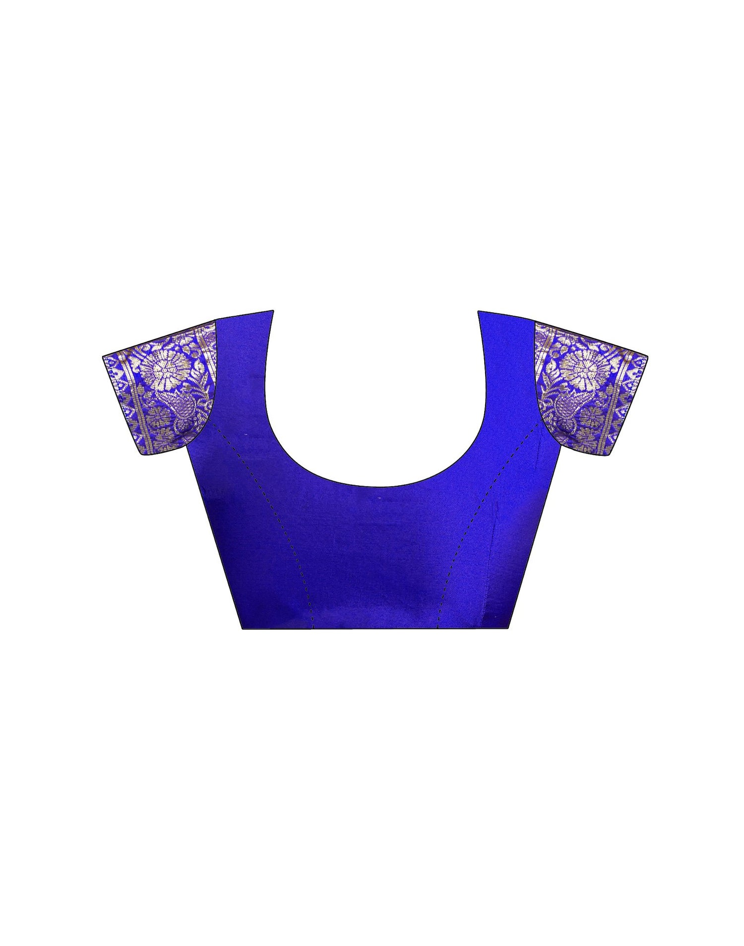 Blue Silk Woven Banarasi Saree