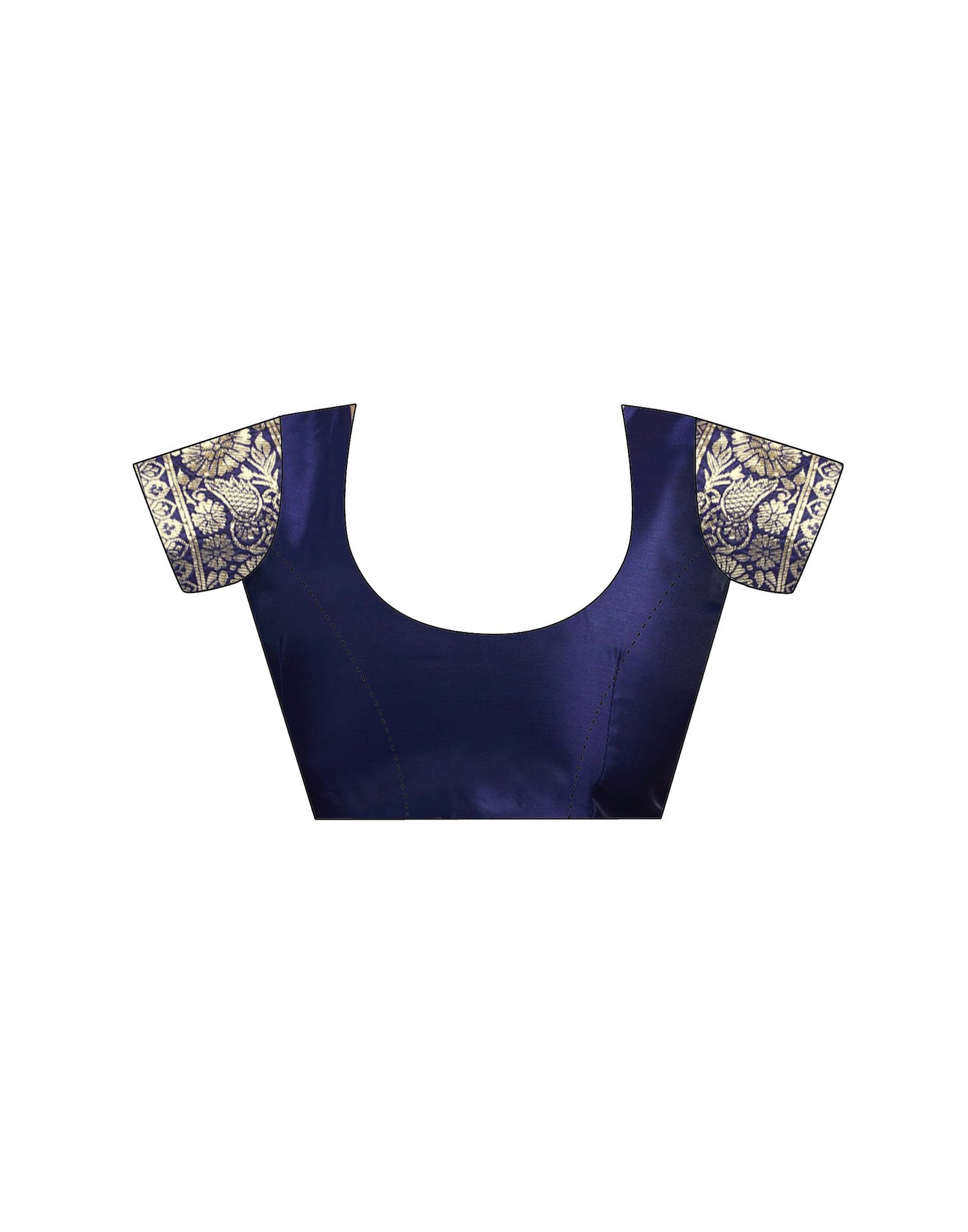 Blue Silk Woven Banarasi Saree