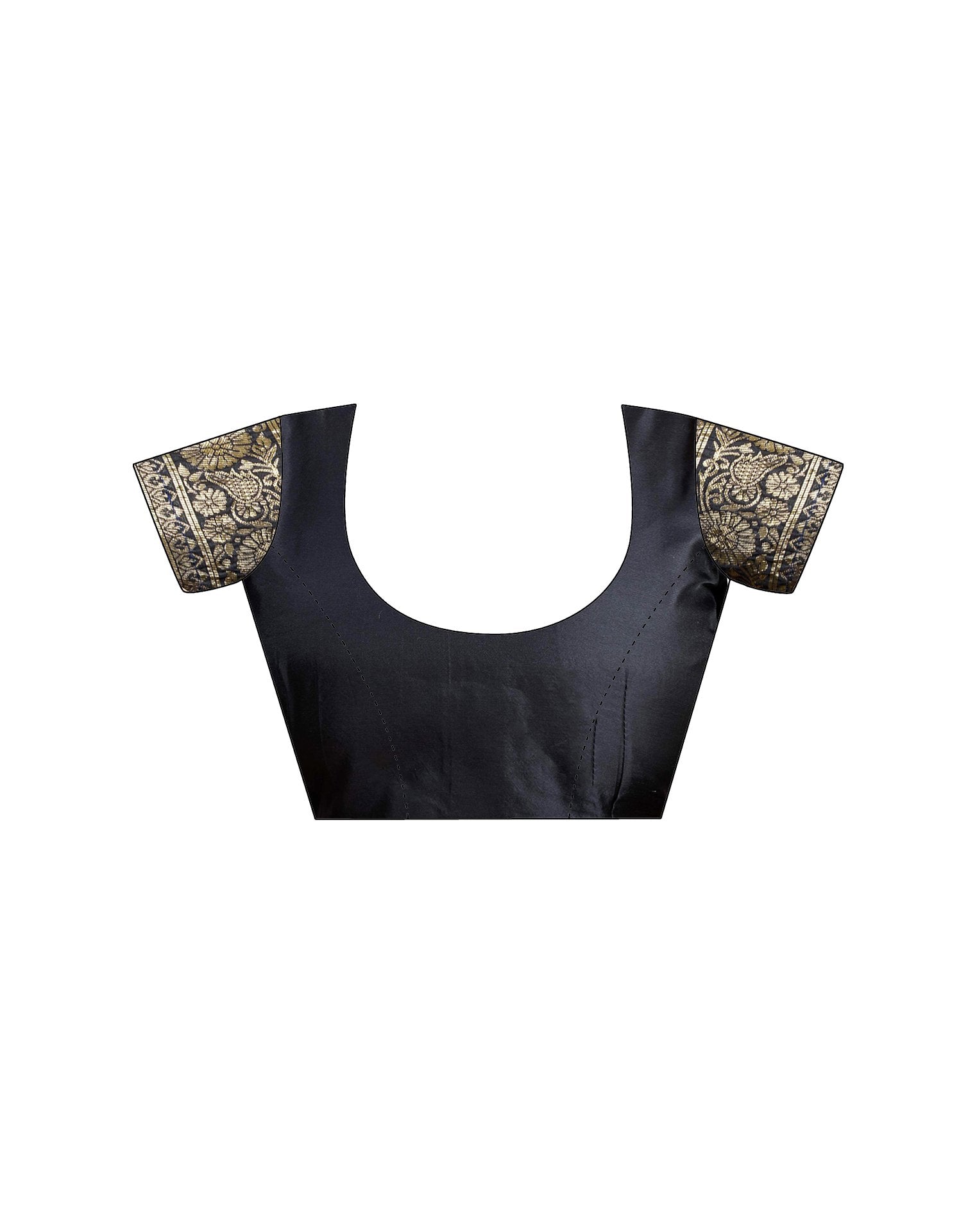 Black Silk Woven Banarasi Saree