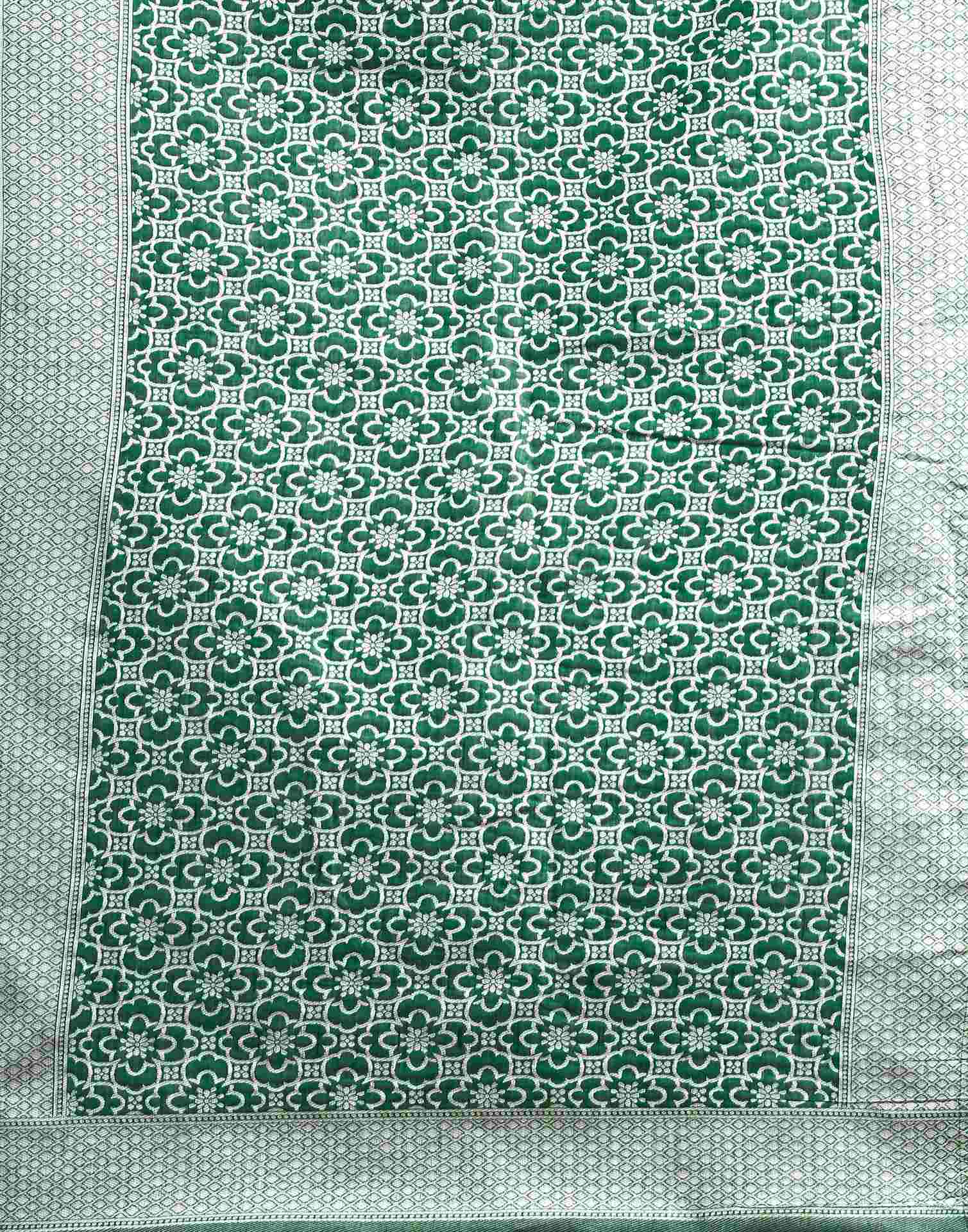 Green Silk Woven Saree