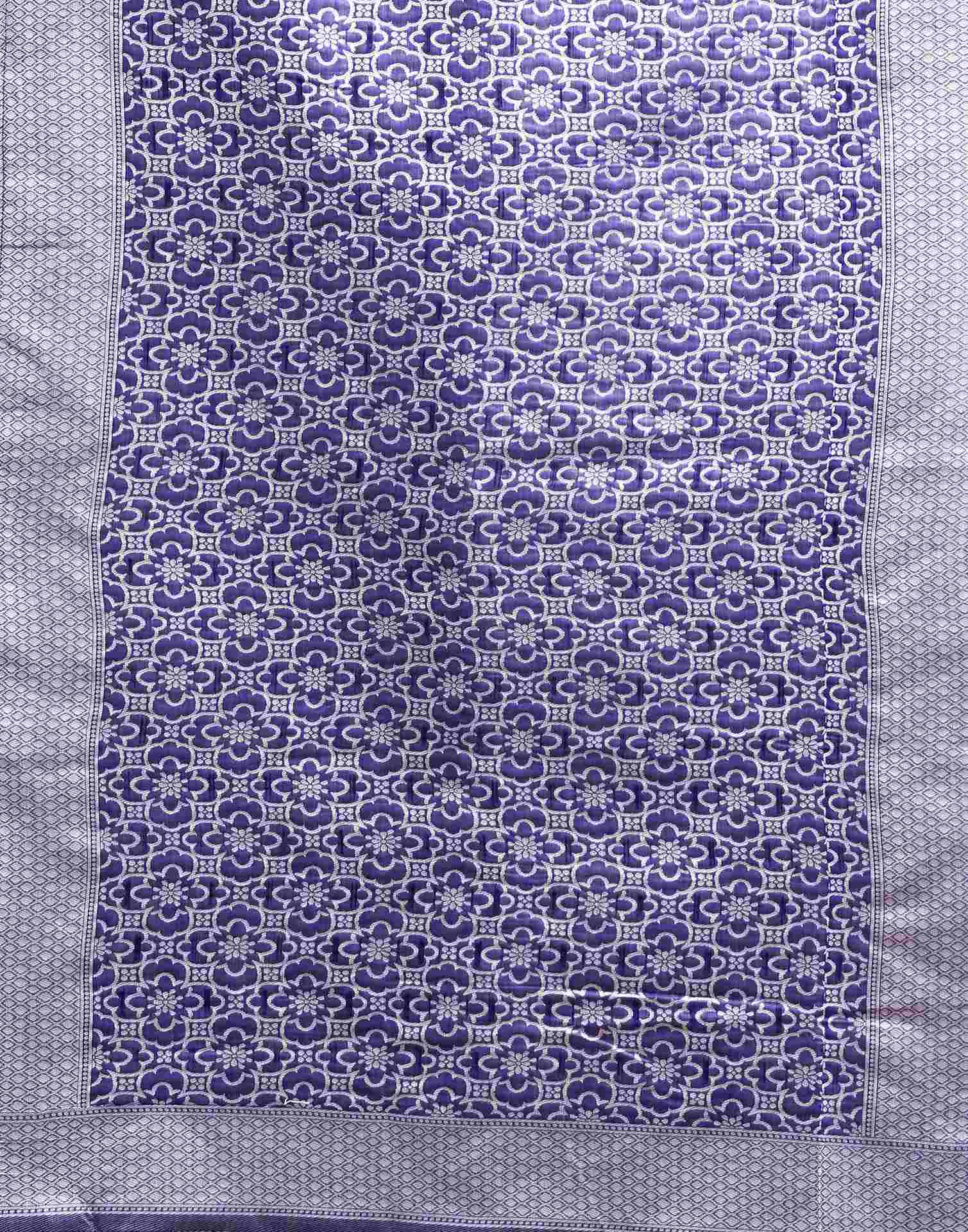 Blue Silk Woven Saree
