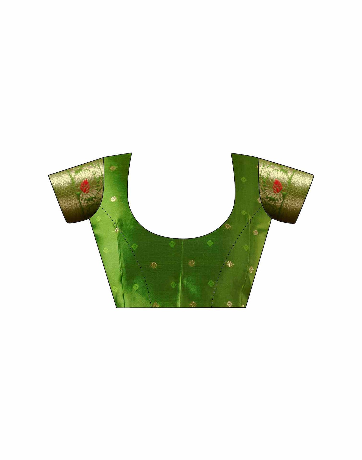 Green Silk Woven Banarasi Saree