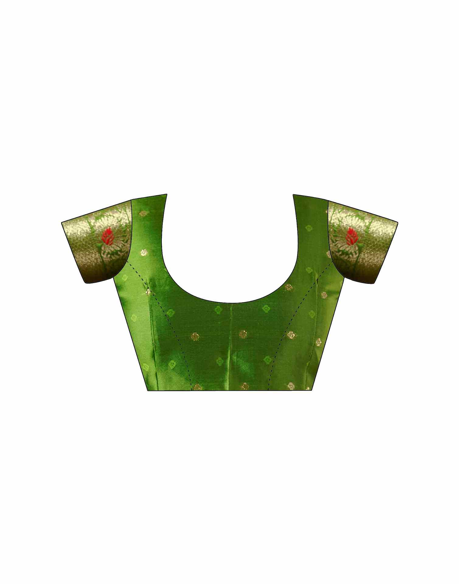 Green Silk Woven Banarasi Saree