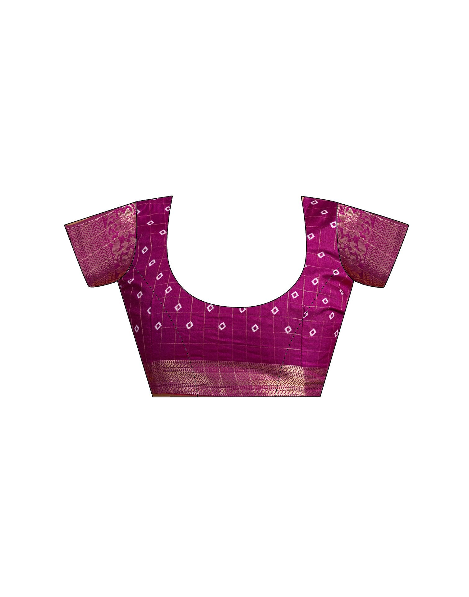 Turquoise Blue Silk Printed Bandhani Saree