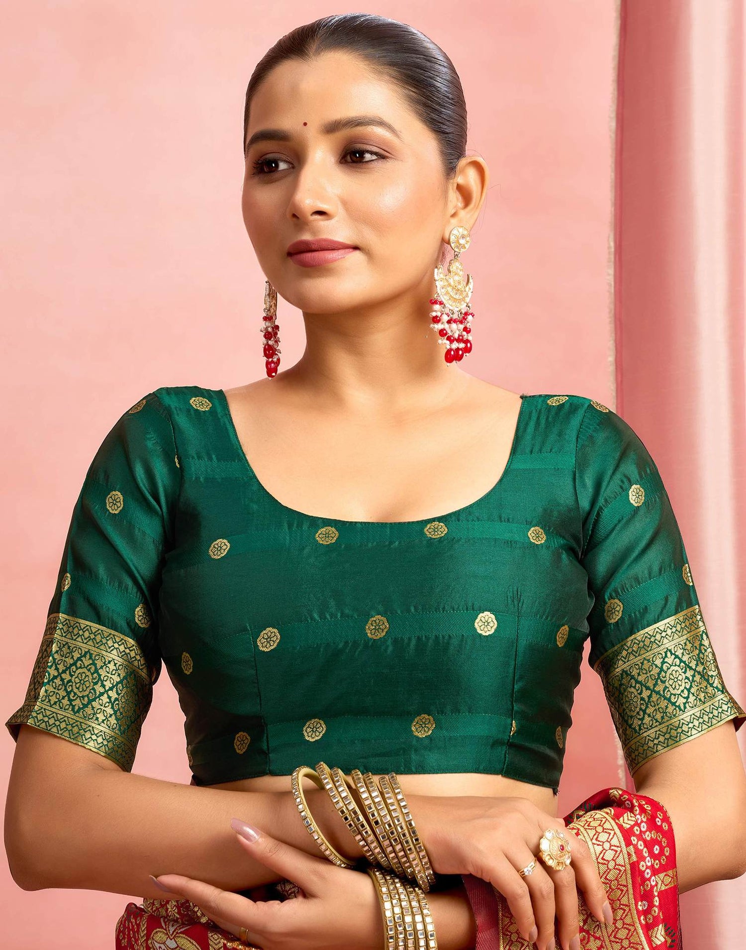 Red Silk Woven Patola Saree