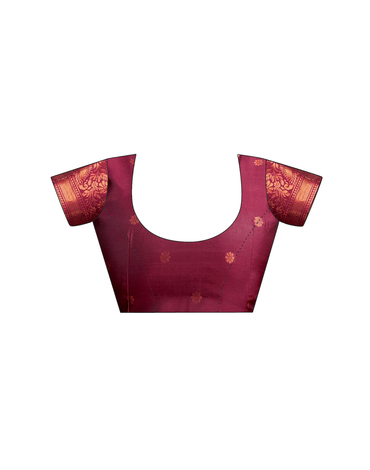 Mauve Silk Woven Saree