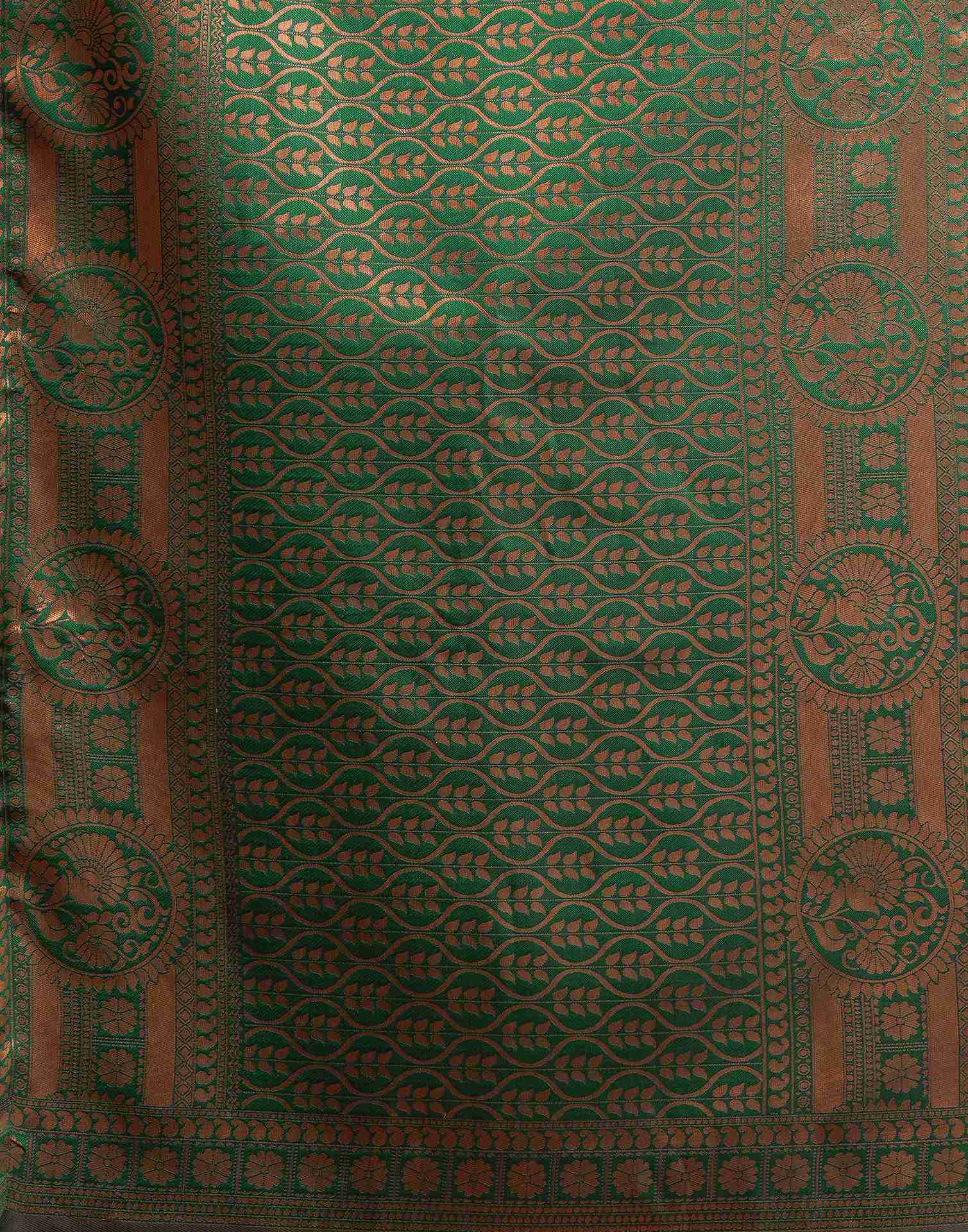 Bright Pink Silk Woven Saree