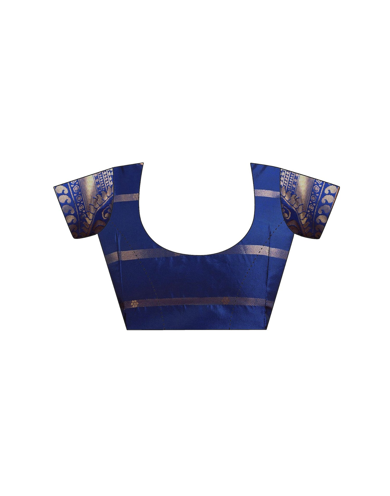 Teal Green Silk Woven Saree