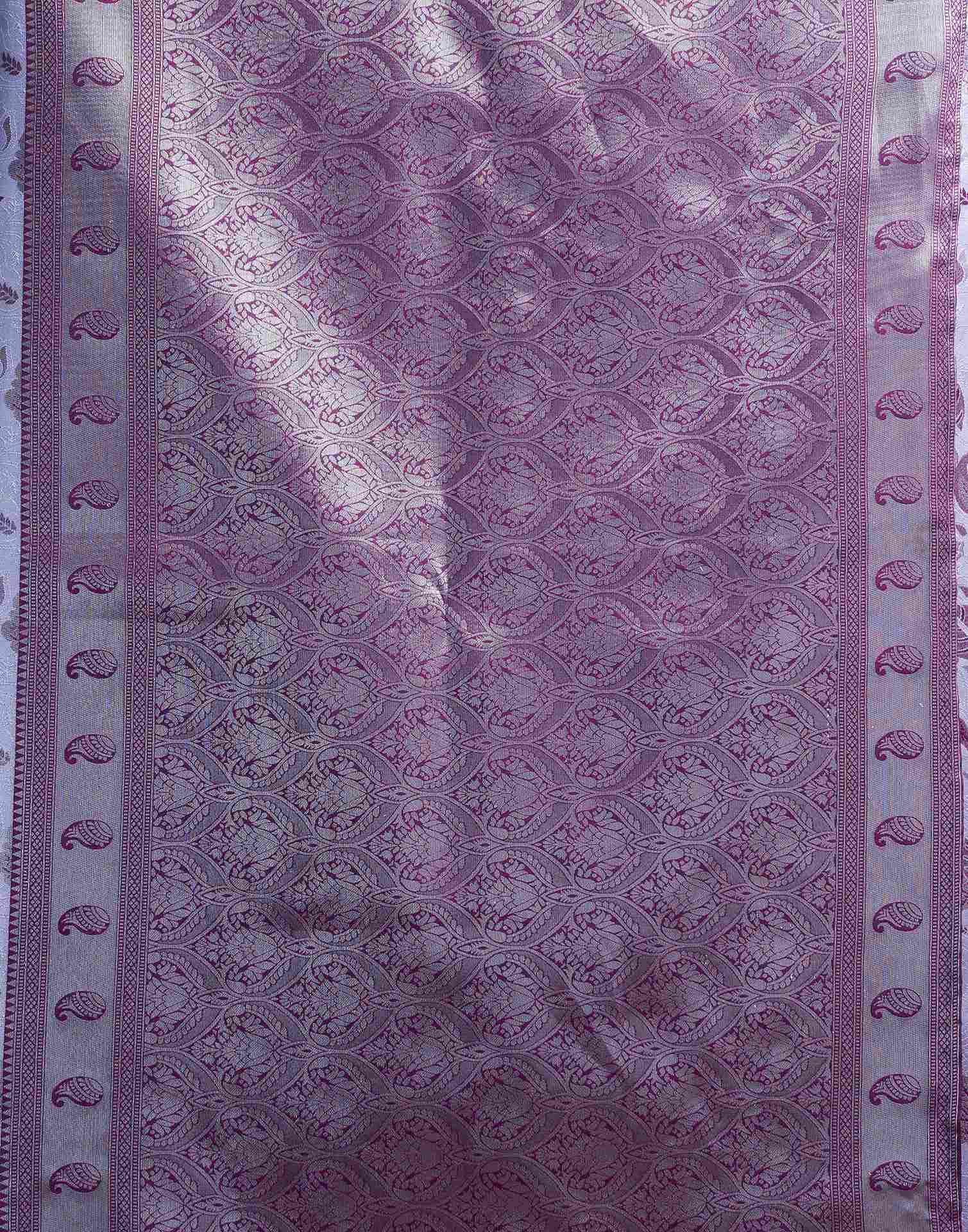 Light Purple Silk Woven Saree
