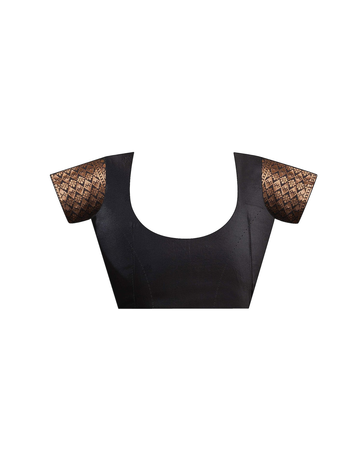 Royal Black Silk Woven Banarasi Saree