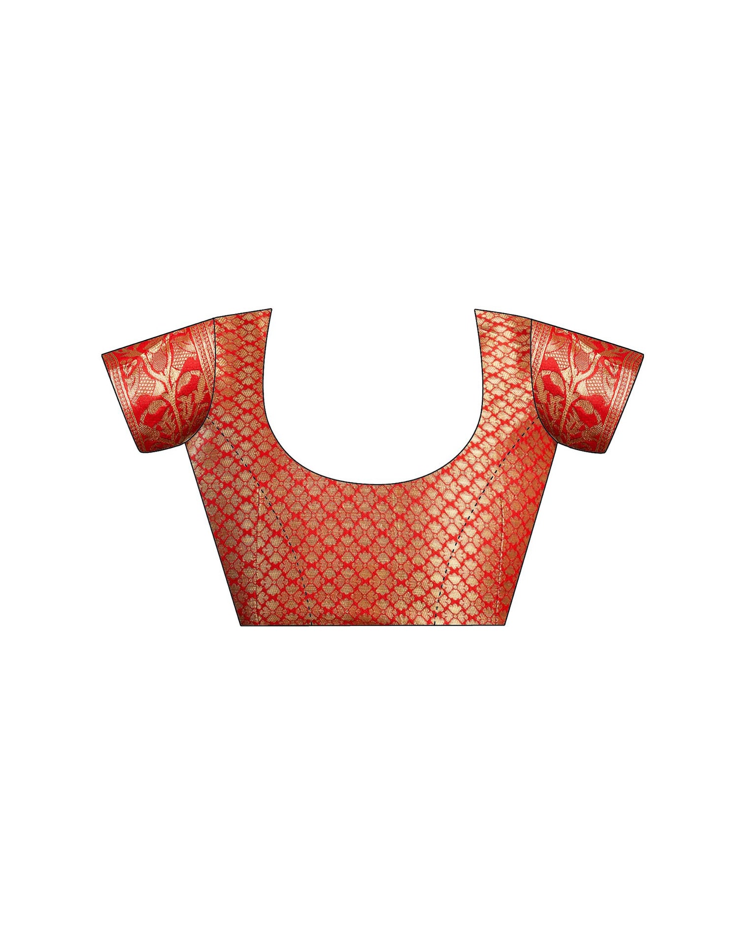 Dark Green Silk Woven Banarasi Saree