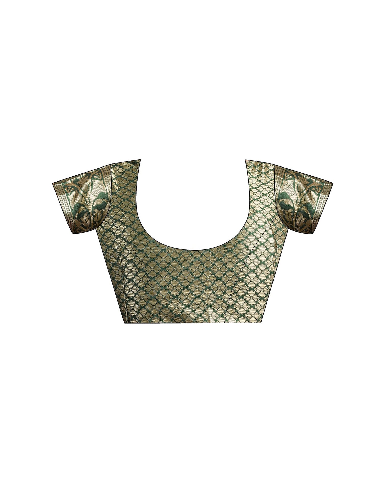 Magenta Silk Woven Banarasi Saree