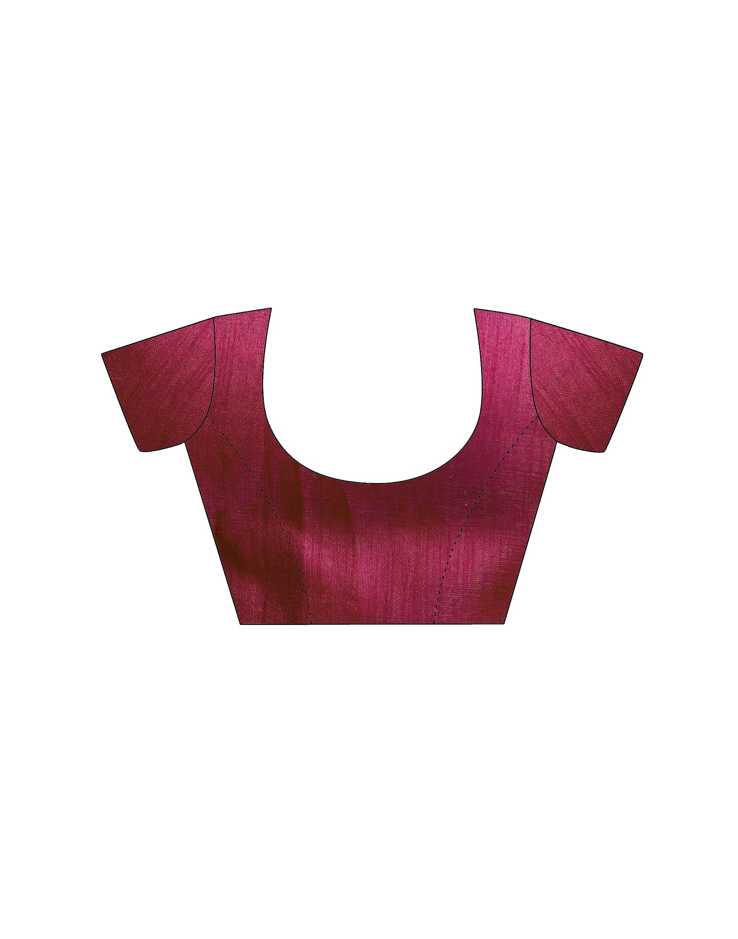 Maroon Silk Woven Saree