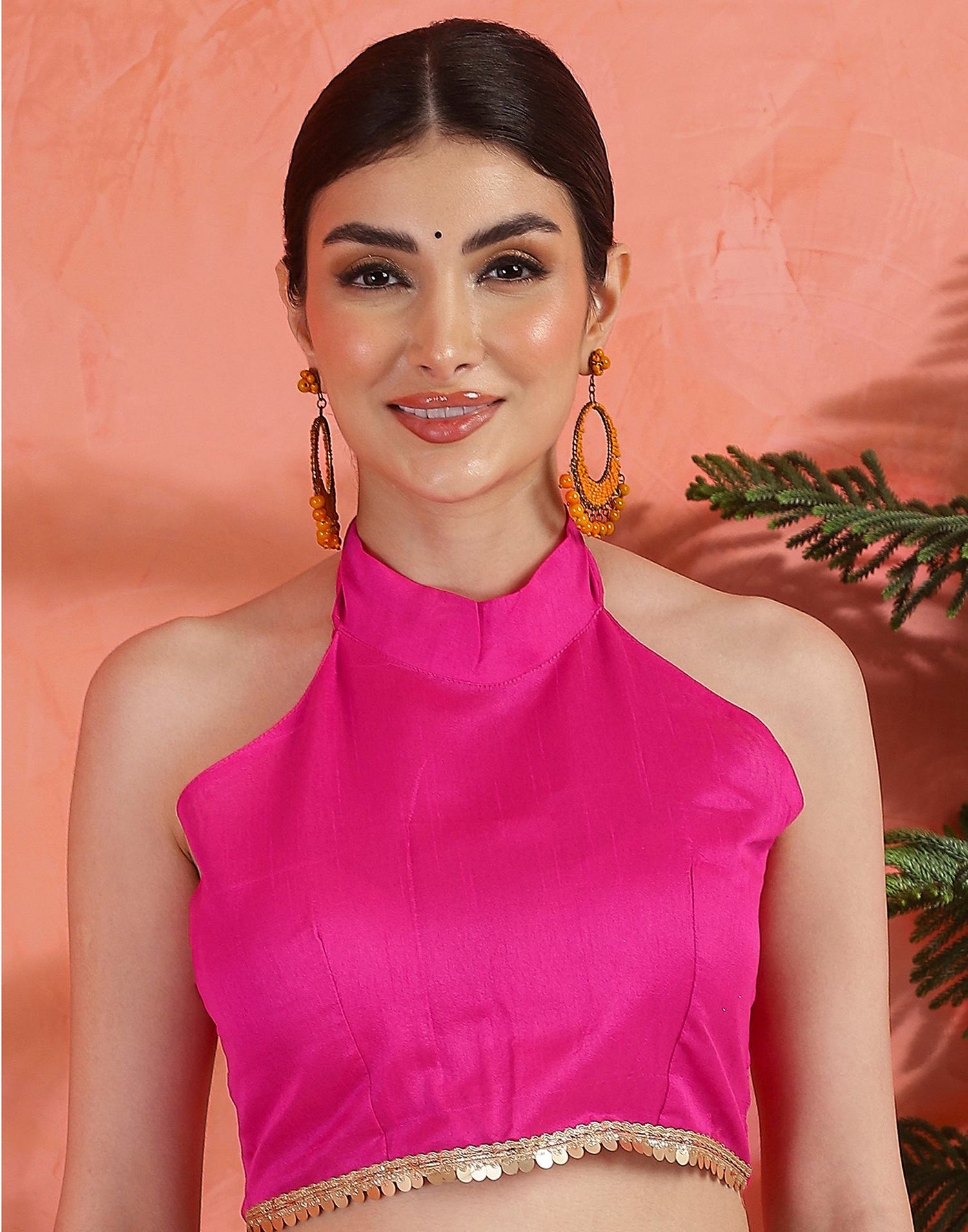 Multicoloured Georgette Printed Sequence Saree