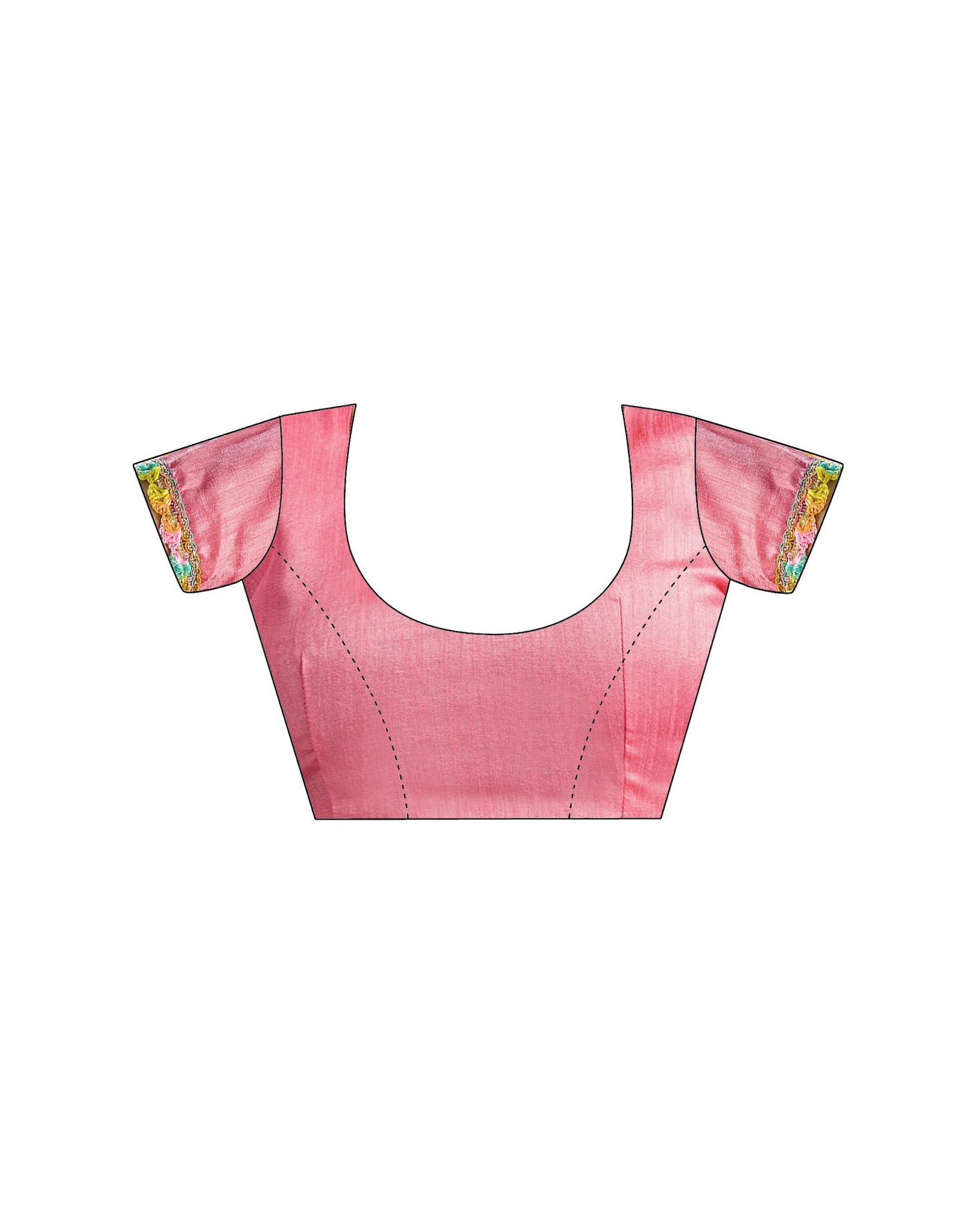 Multicoloured Georgette Printed Saree