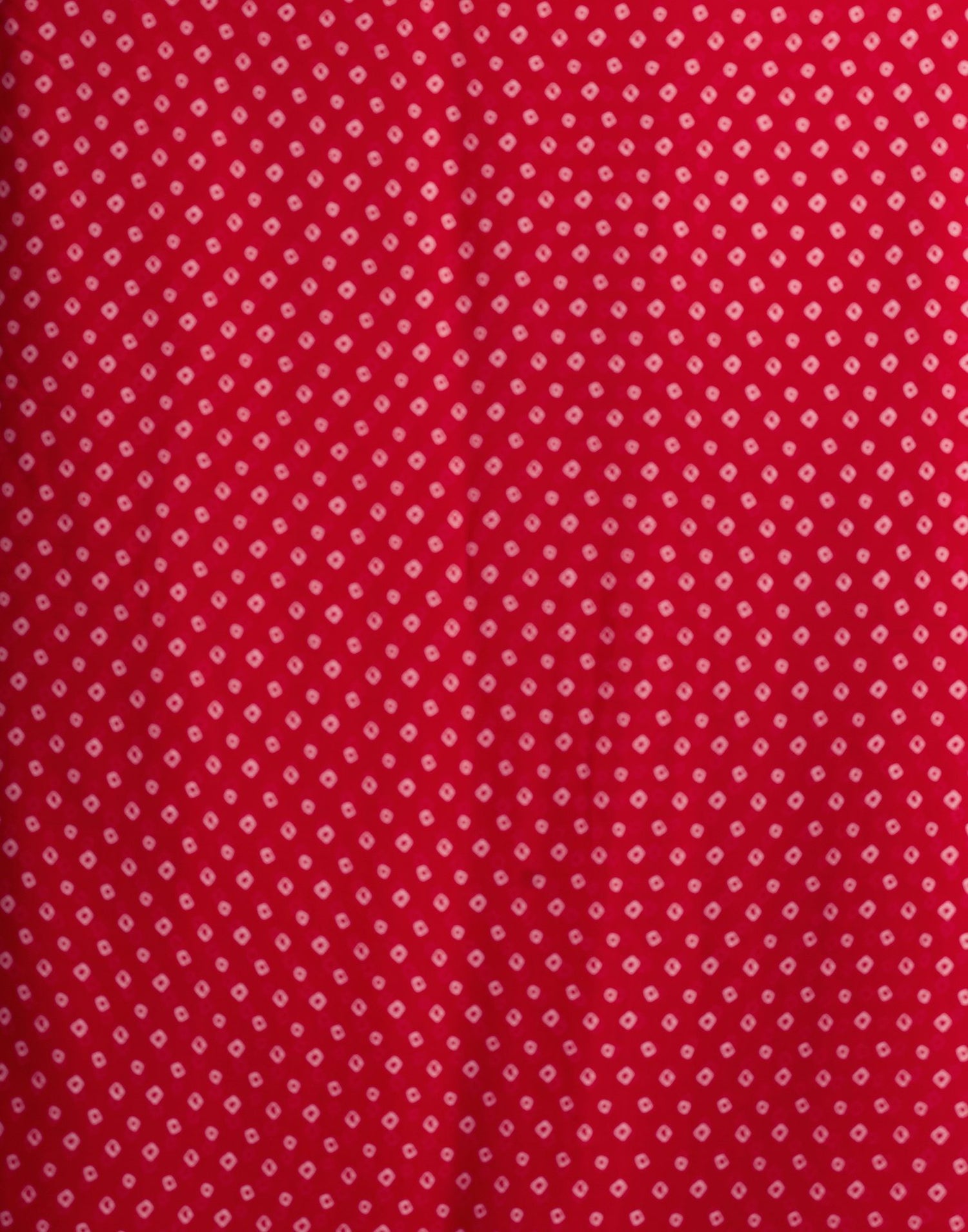 Red Georgette Printed Bandhani Saree