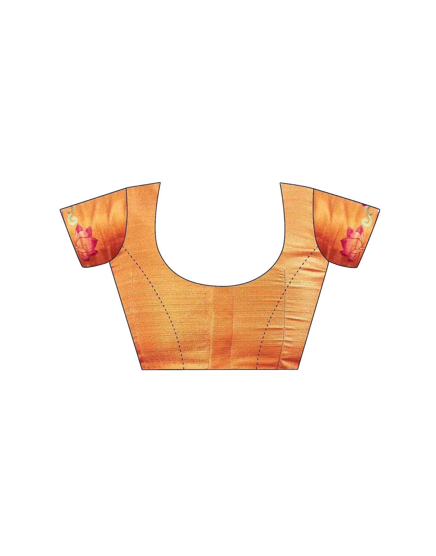 Dark Purple Silk Zari Stripe Woven Saree