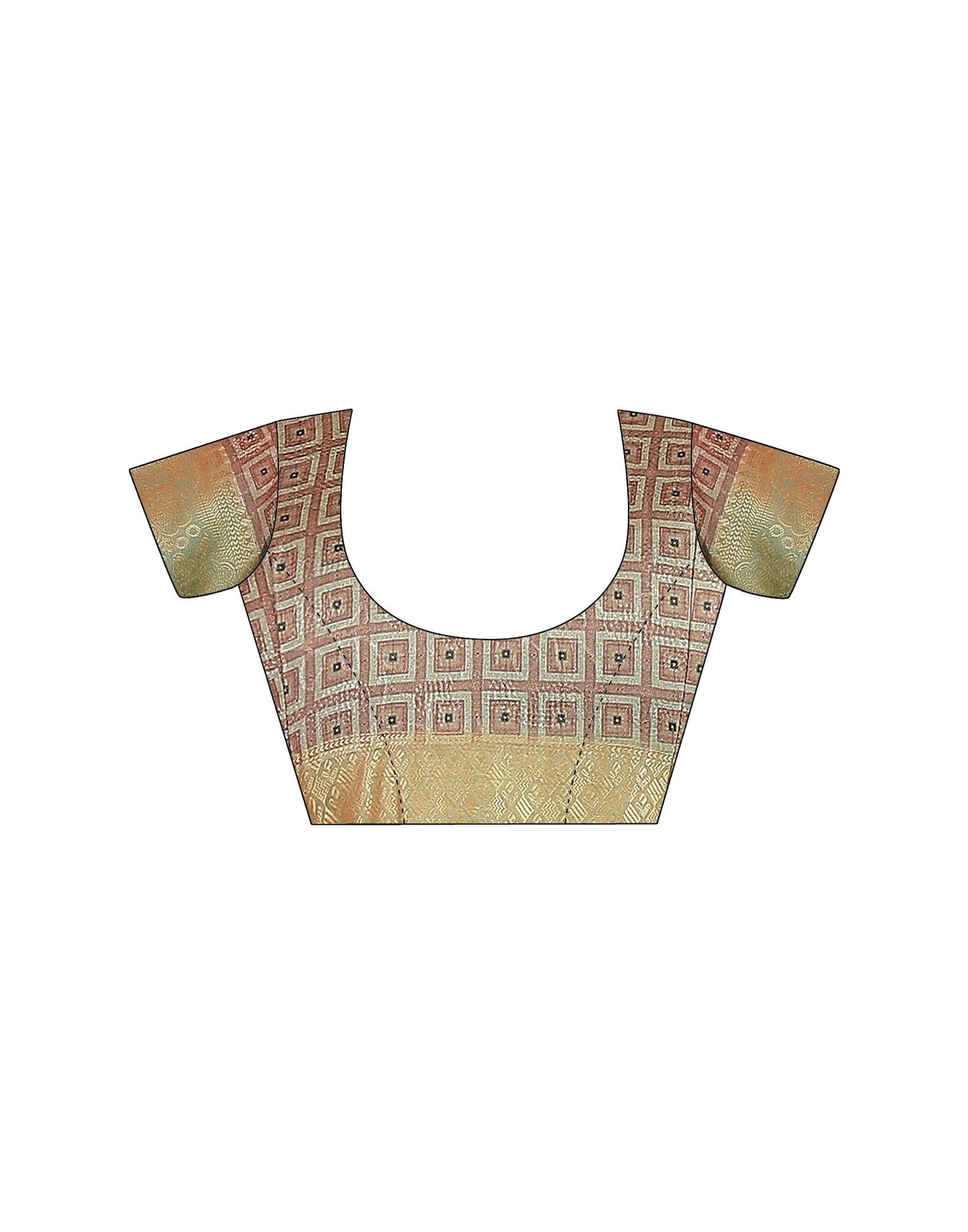 Mint Green Silk Printed Saree