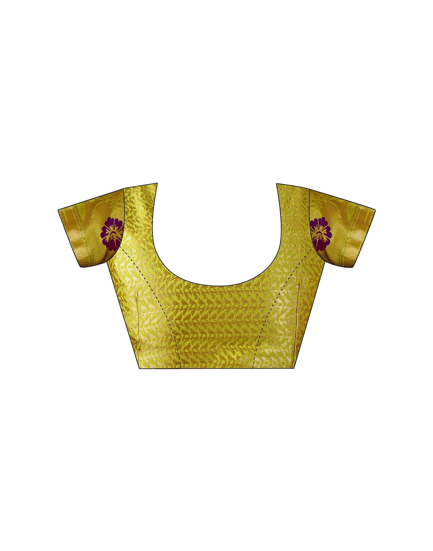 Lime Green Silk Woven Paithani Saree