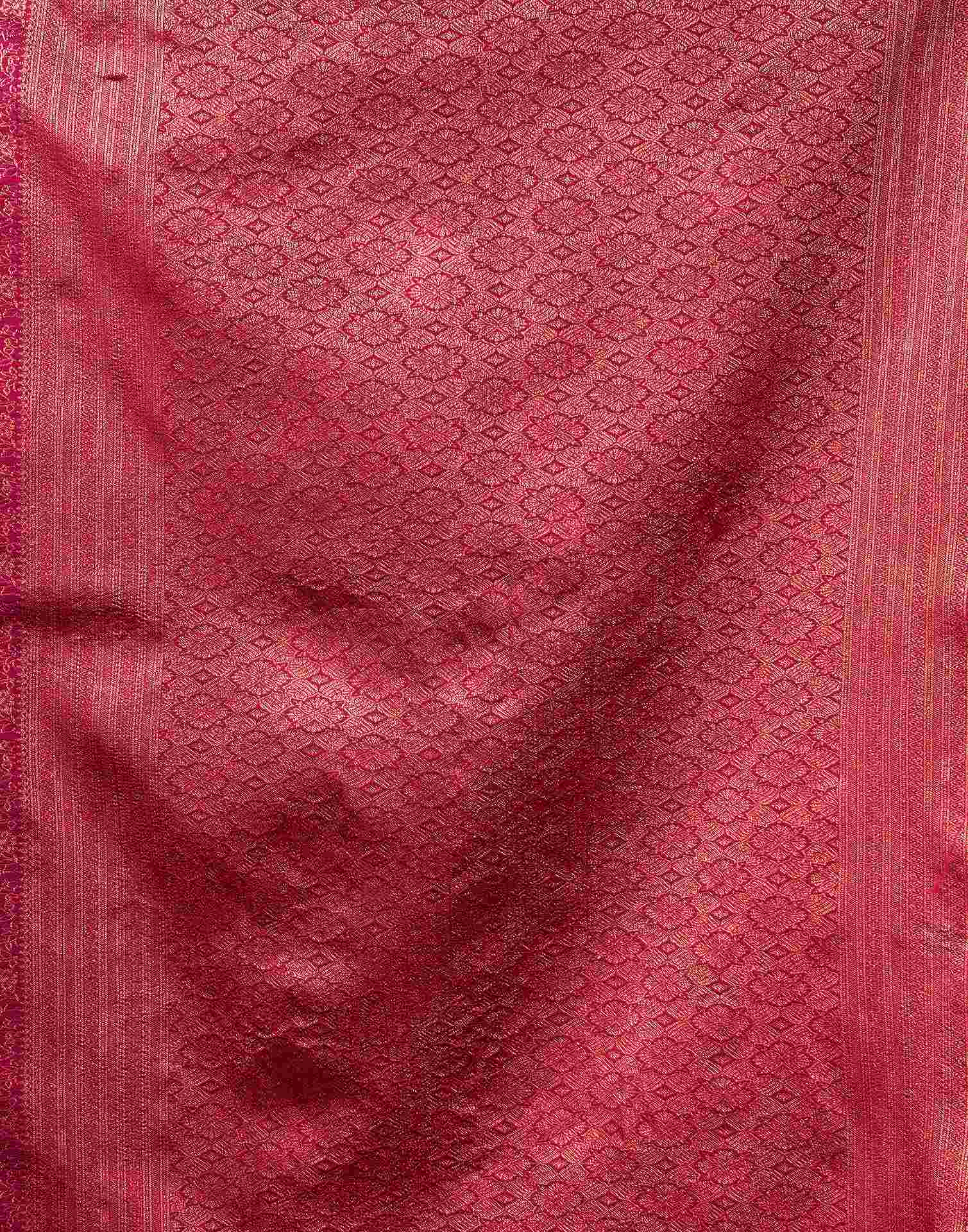 Dark Purple Silk Woven Saree