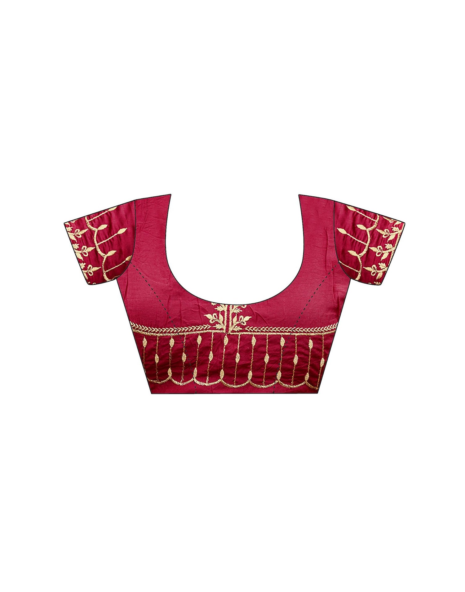 Cream Tussar Silk Printed Saree