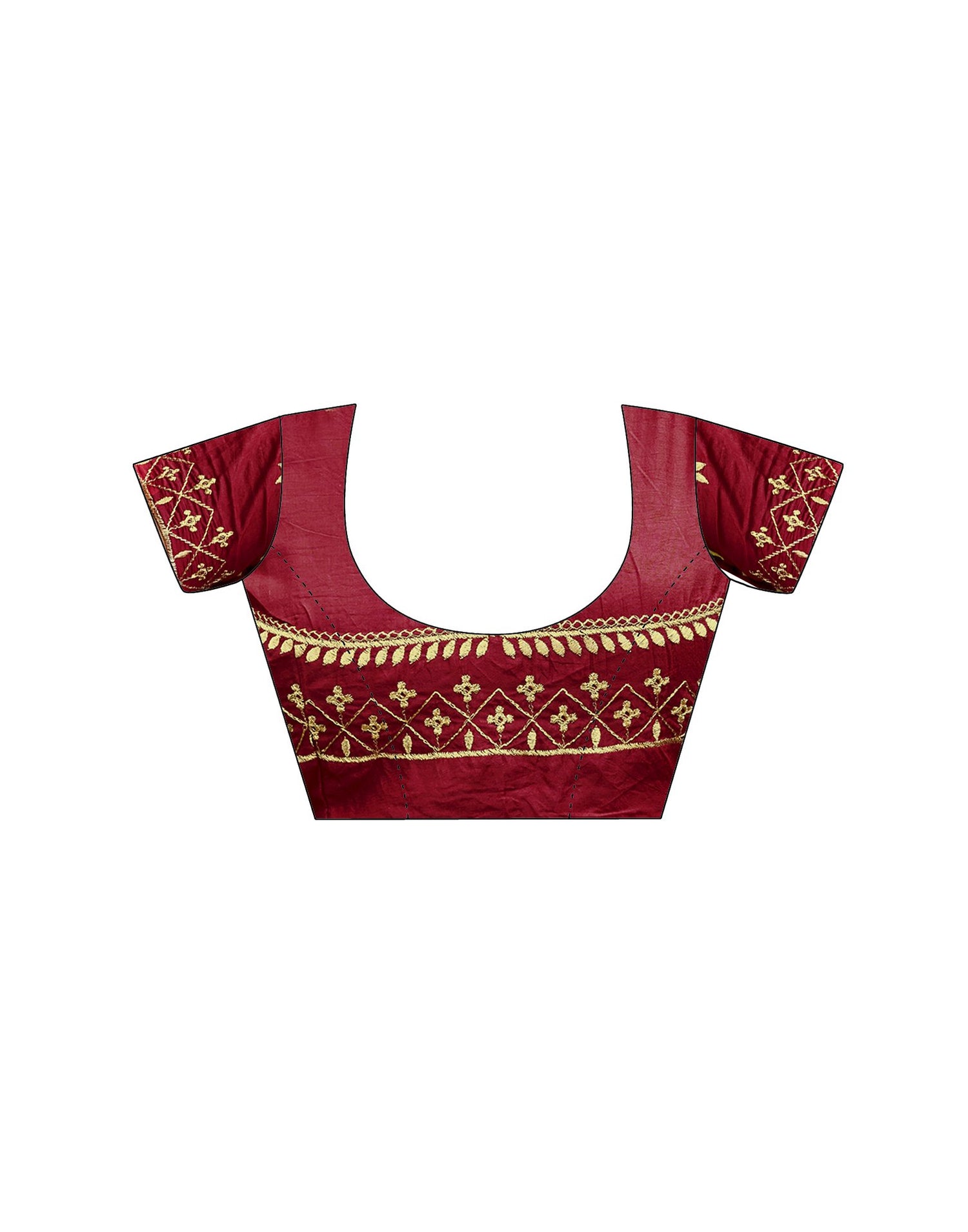 Cream Tussar Silk Printed Saree