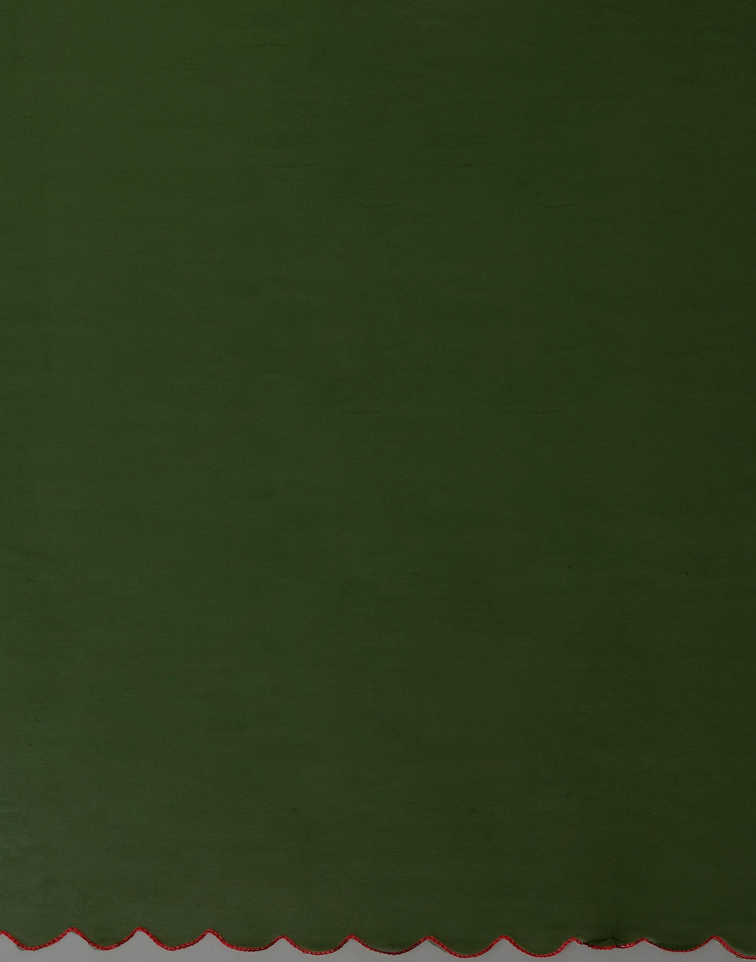 Olive Green Georgette Dyed Plain Saree