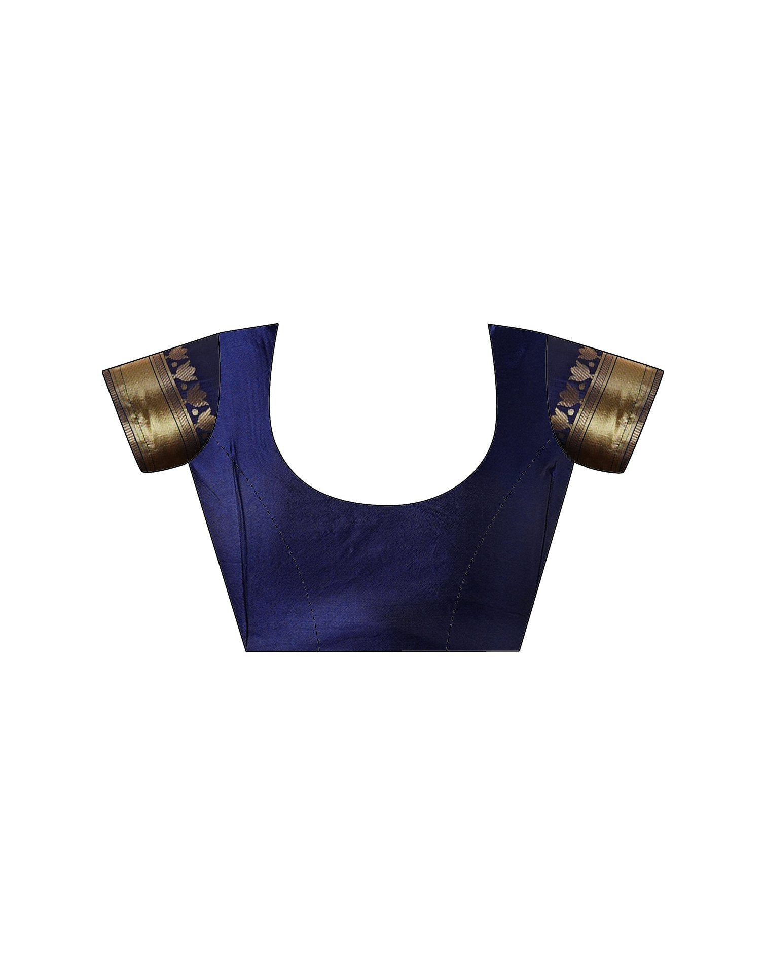 Blue Silk Woven Banarasi Saree