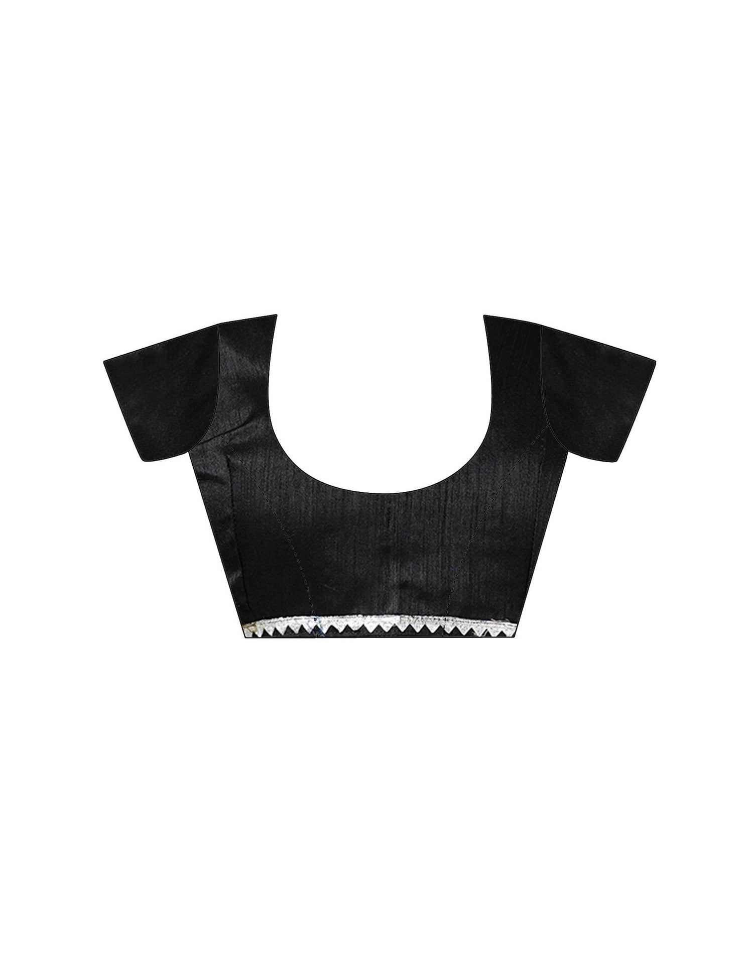 Black Georgette Foil Printed Saree