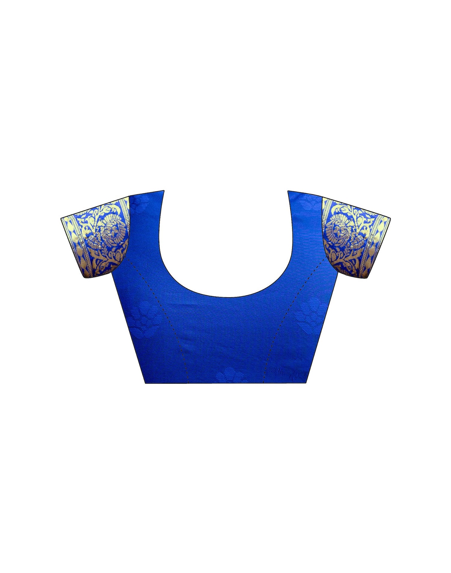 Blue Silk Woven Banarasi Saree