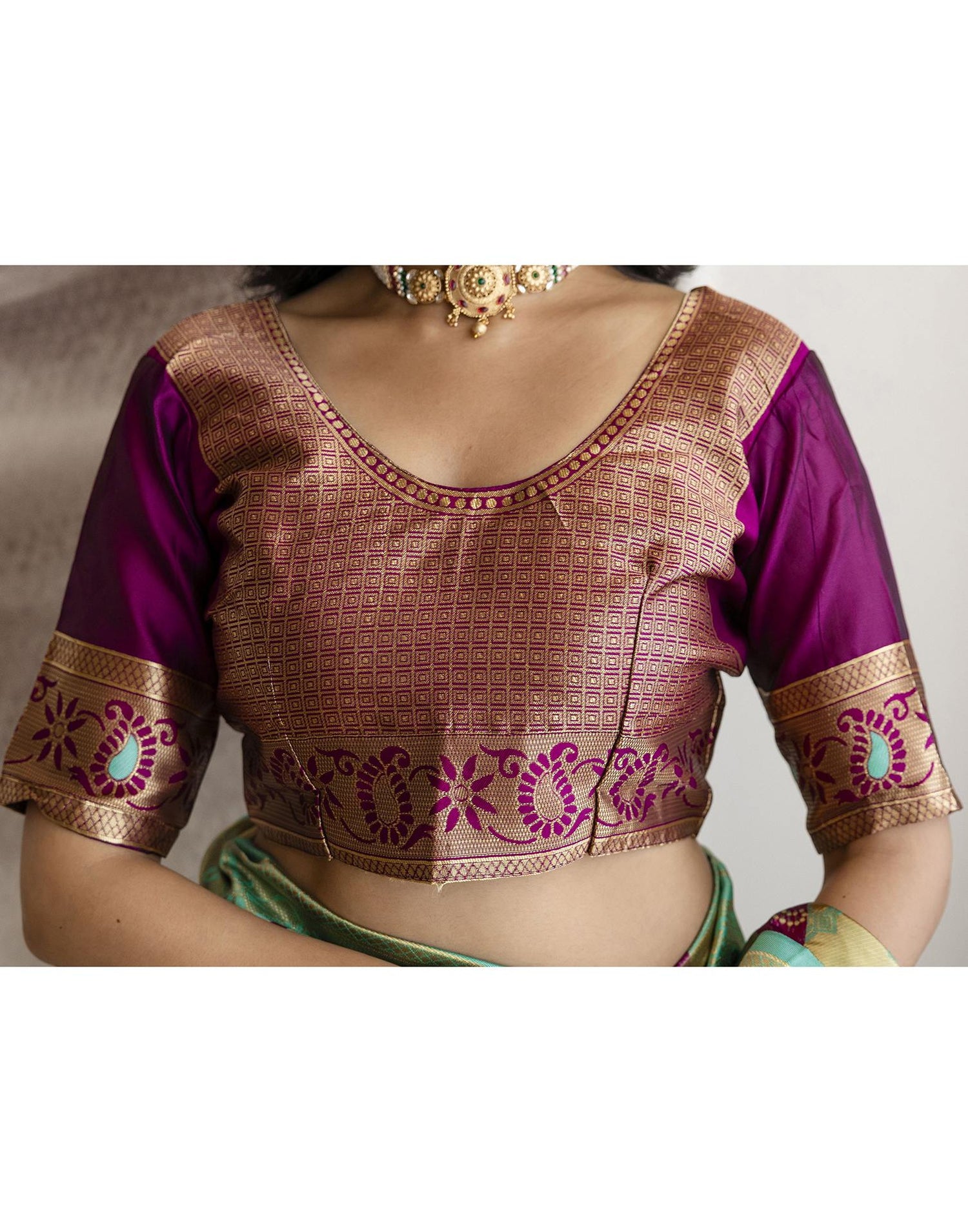 Pista Green Silk Woven Banarasi Saree