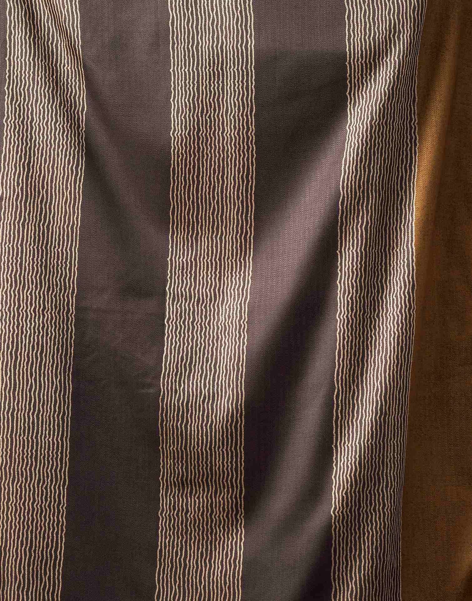 Dark Mauve Silk Printed Saree