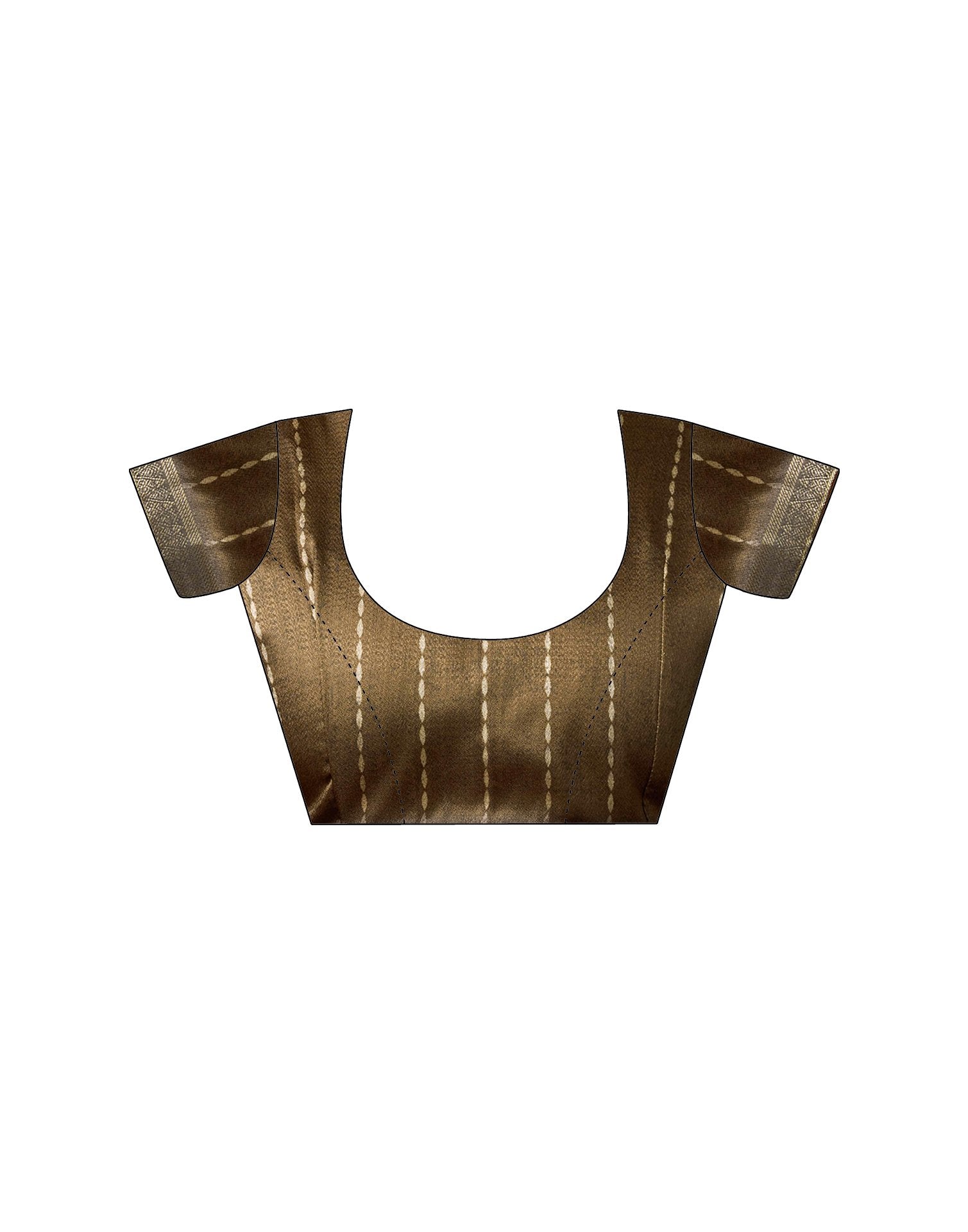 Dark Mauve Silk Printed Saree