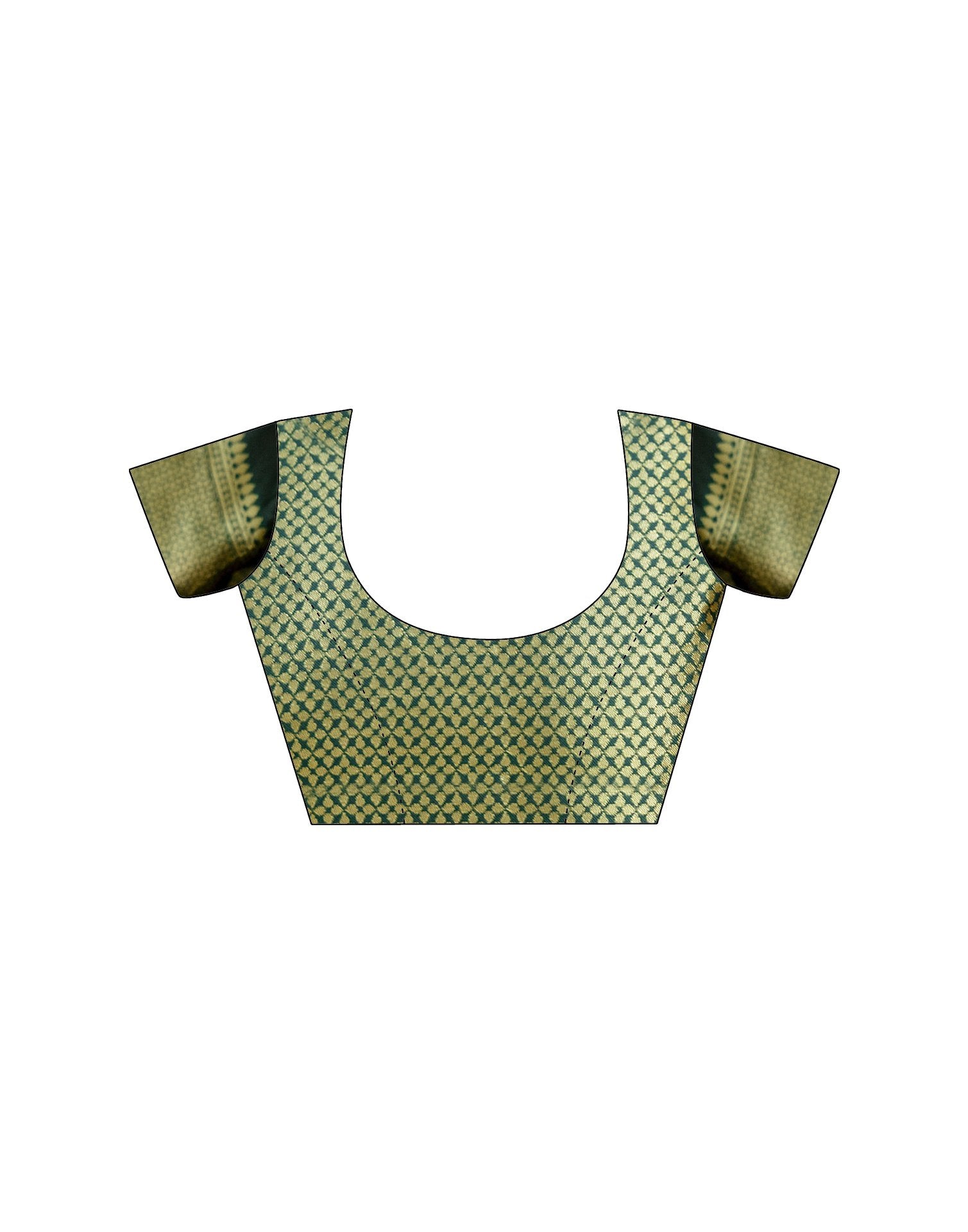 Pista Green Silk Woven Saree