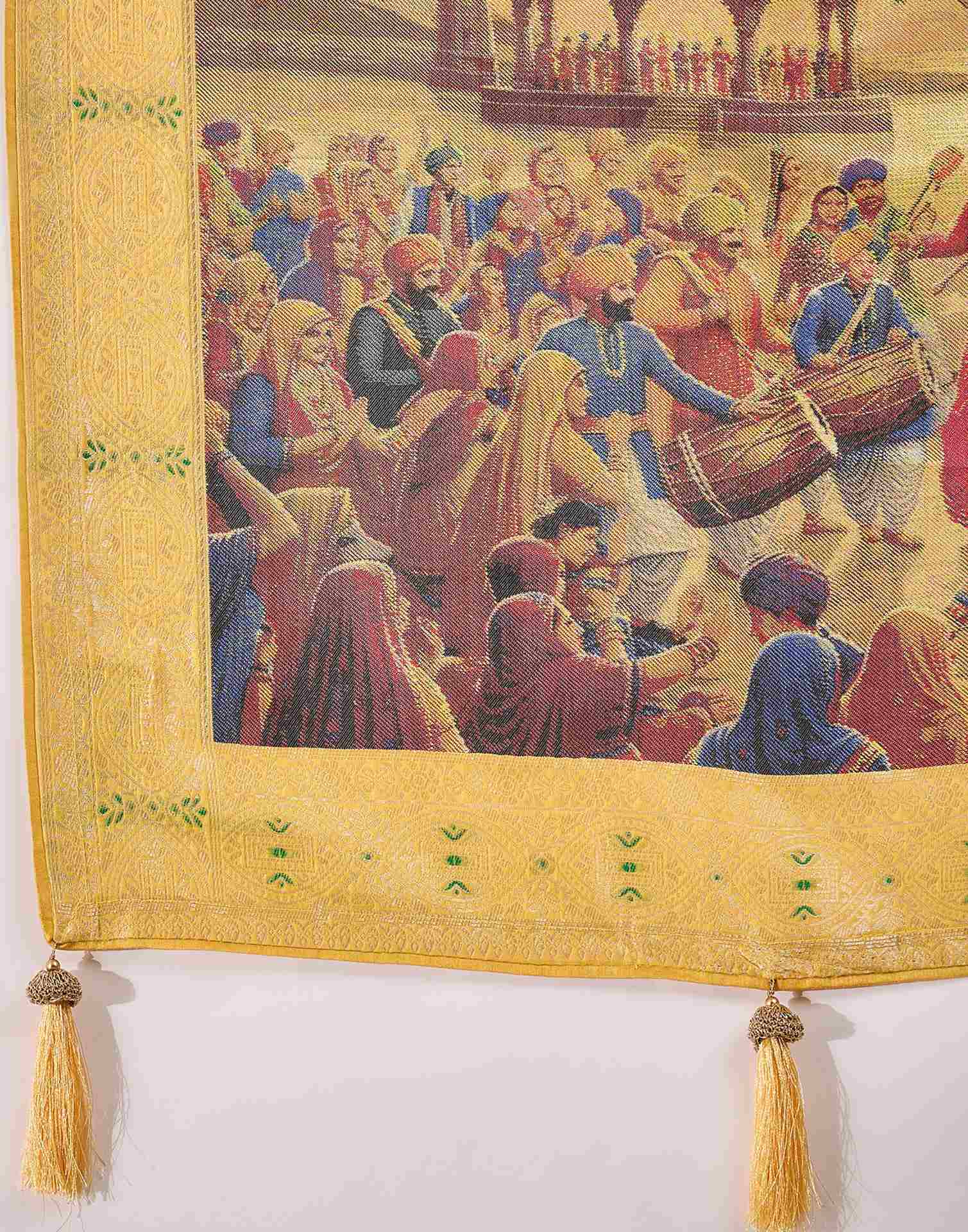 Light Green Chanderi Woven Saree