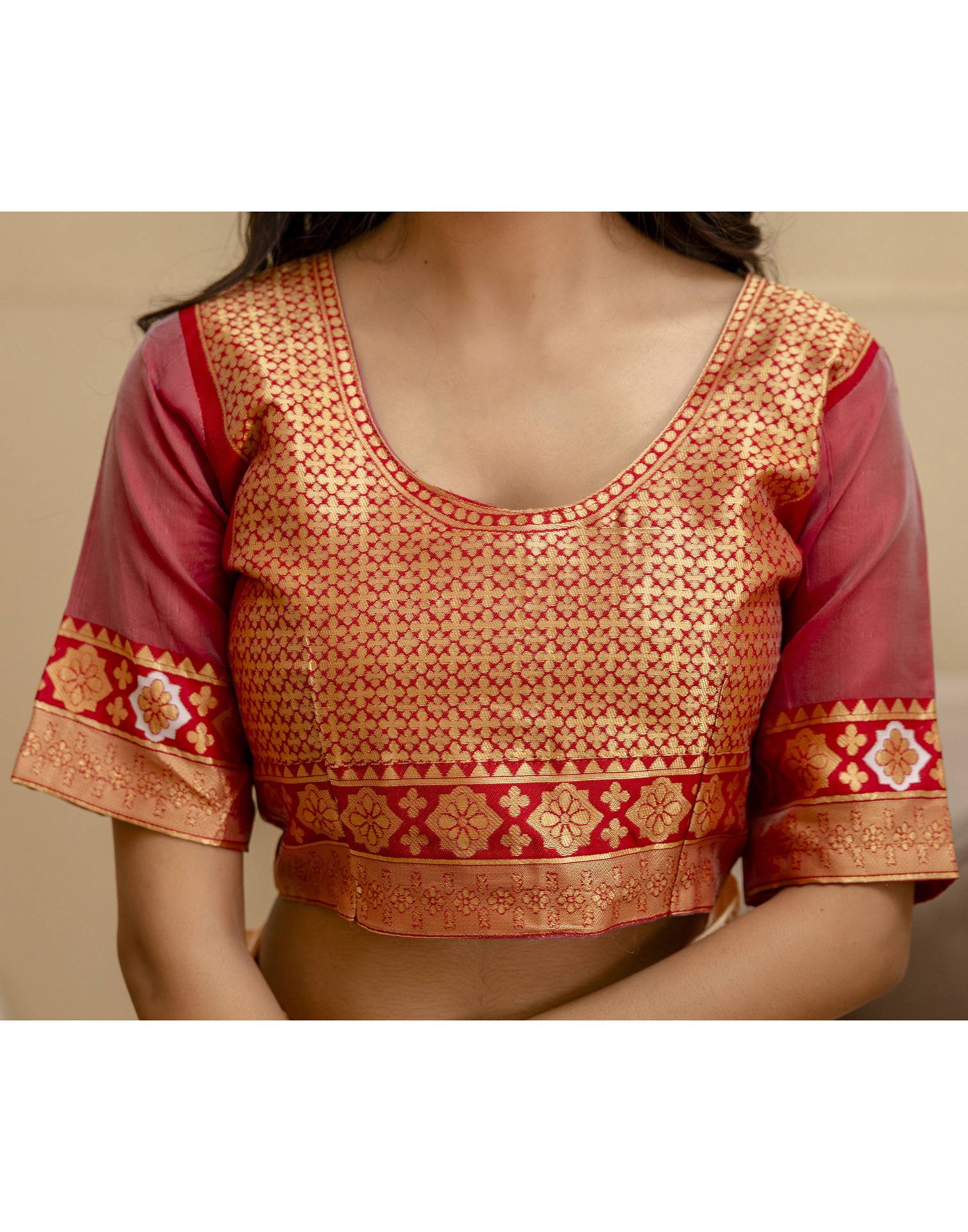 Off White Silk Woven Banarasi Saree