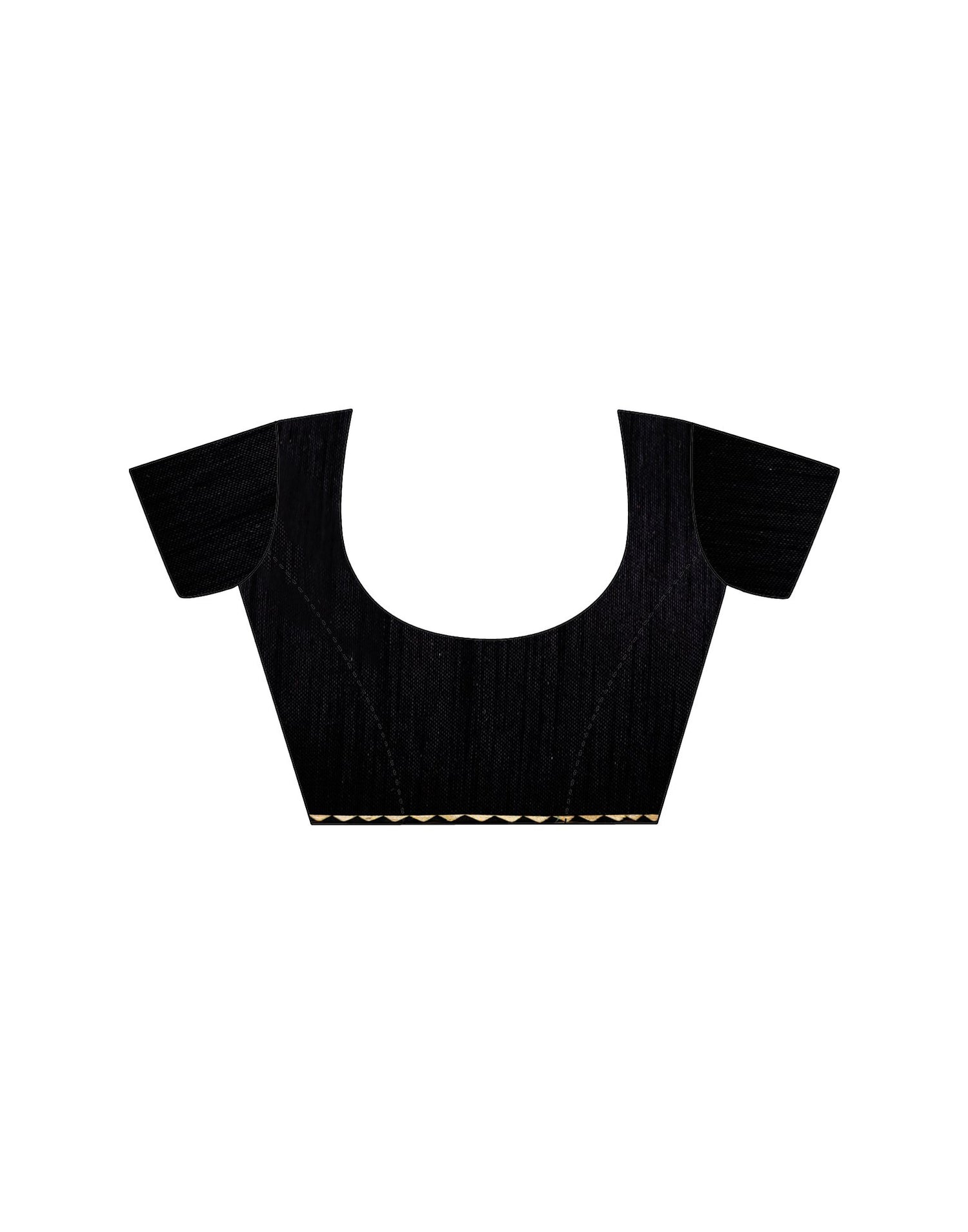 Black Silk Foil Printed Saree