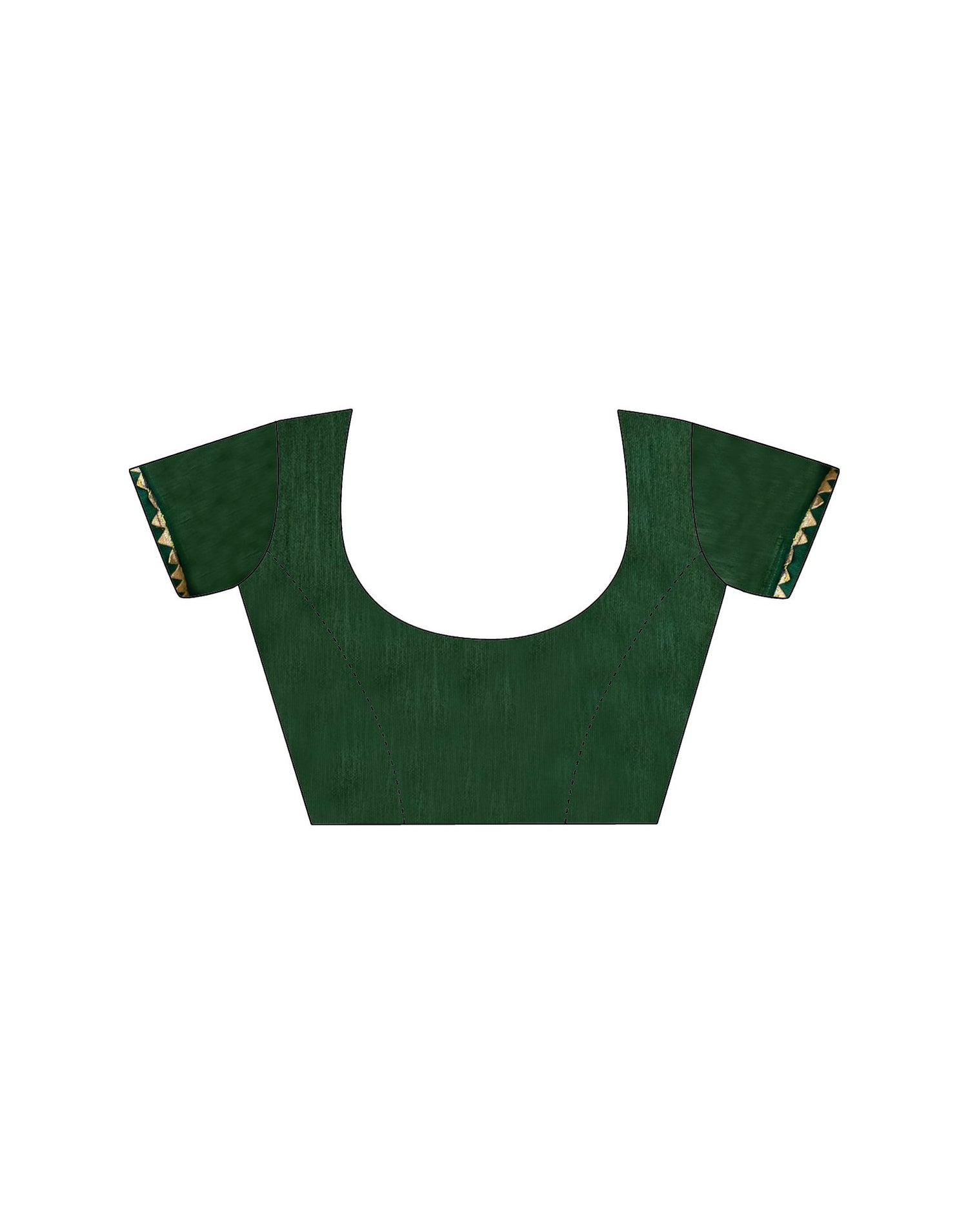 Green Silk Foil Printed Saree