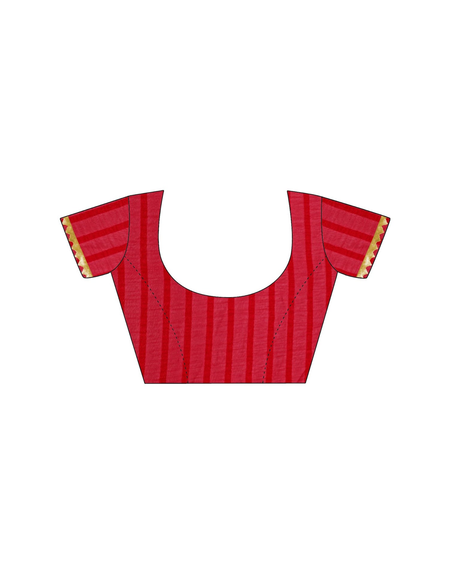 Dark Pink Georgette Foil Printed Saree