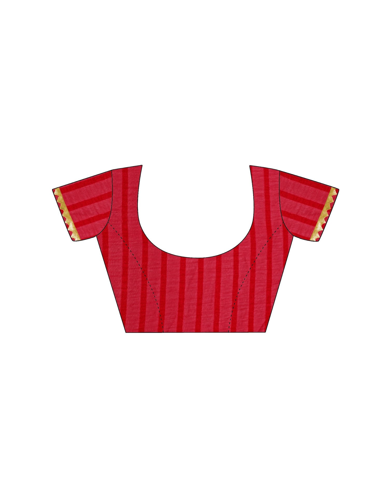 Dark Pink Georgette Foil Printed Saree